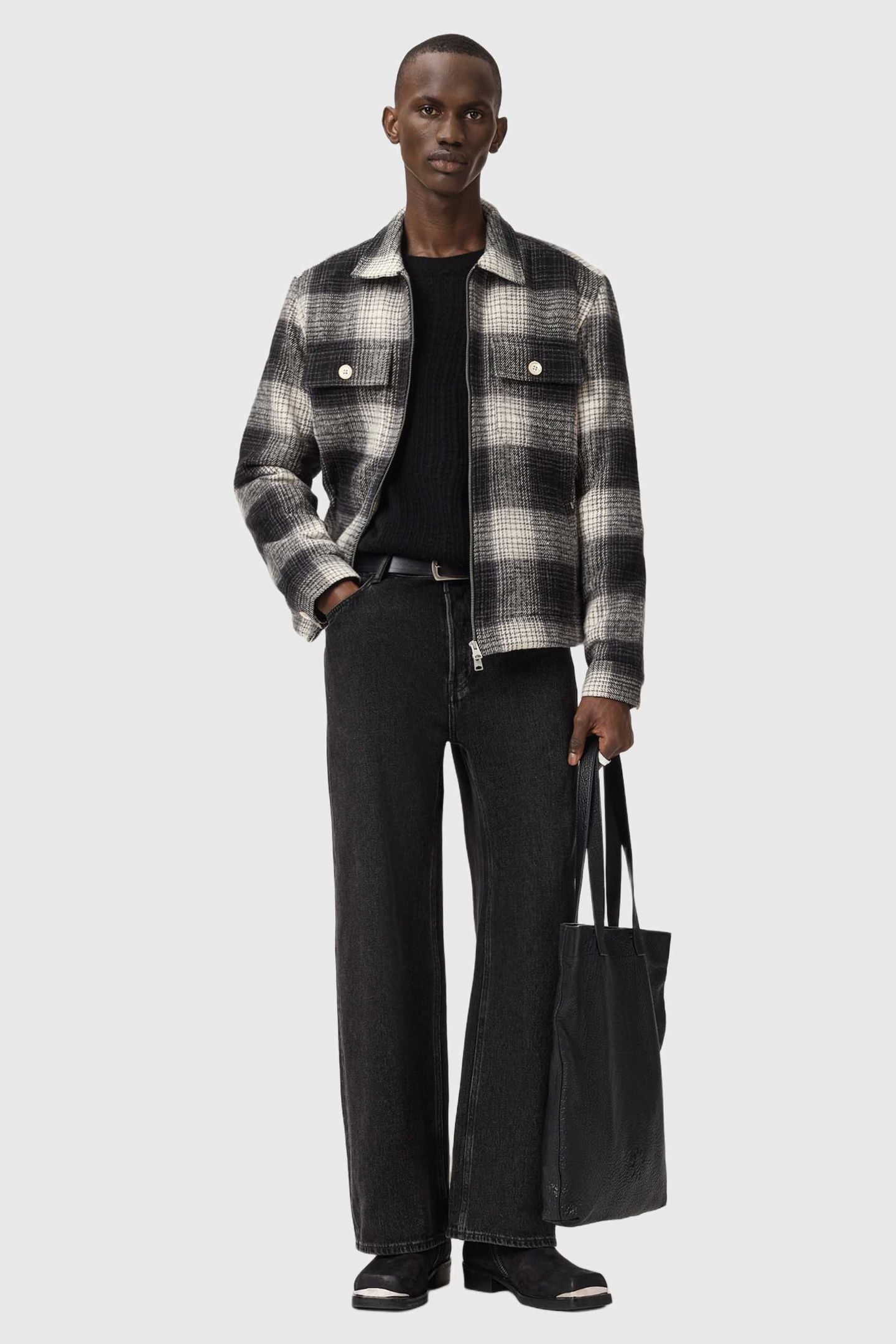 MATHESON JACKET BLACK/OFF WHITE 3