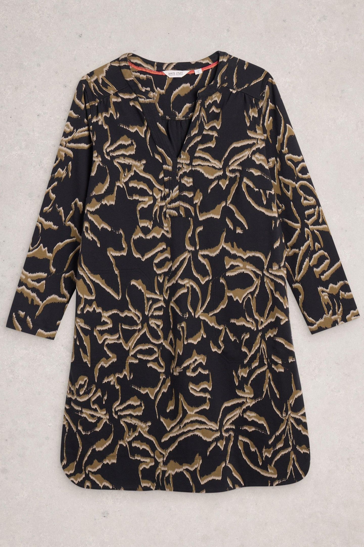 JUNE DRESS BLACK MULTI 4