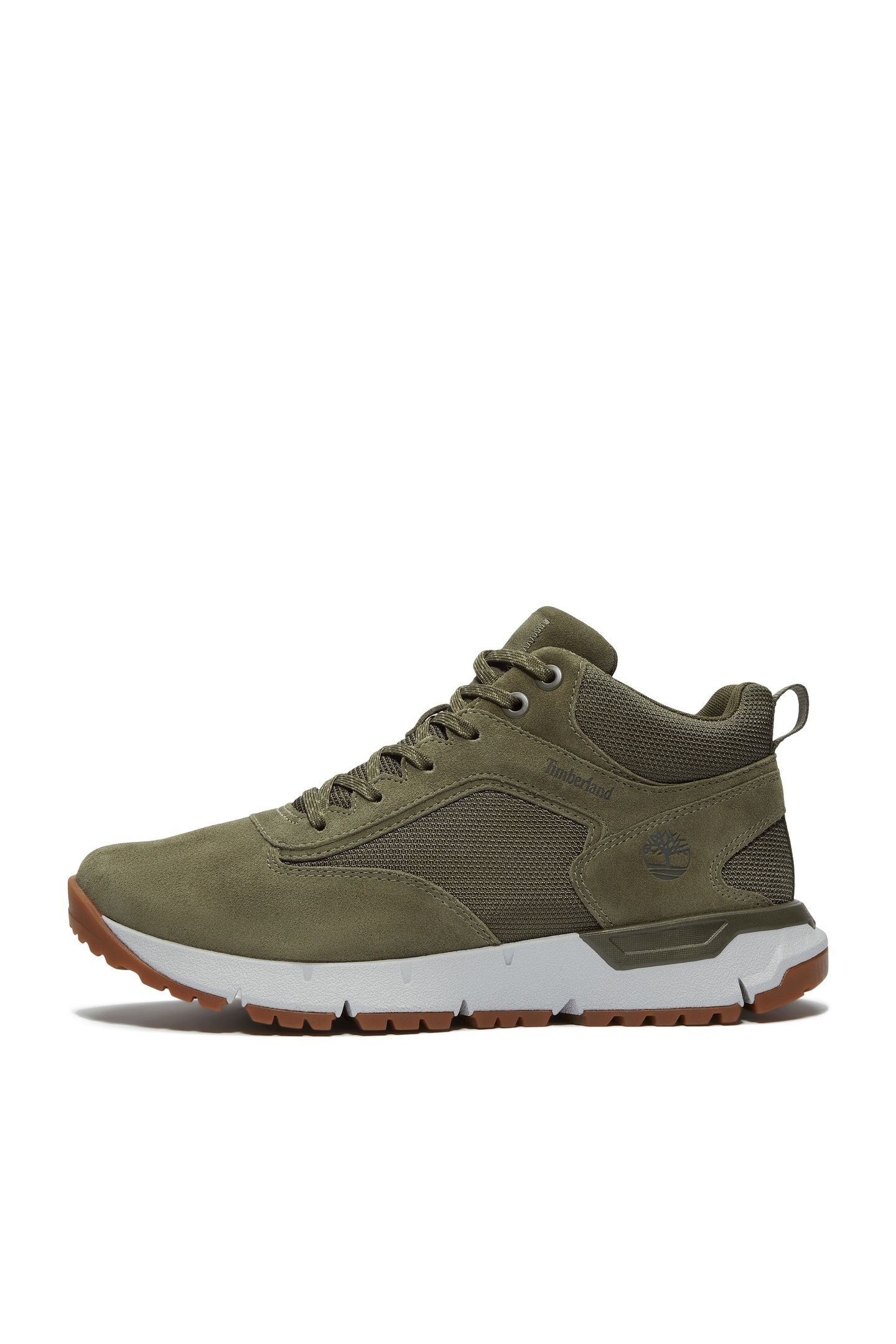 VOYAGER PARK MID LACE UP SNEAKER DARK GREEN SUEDE 3