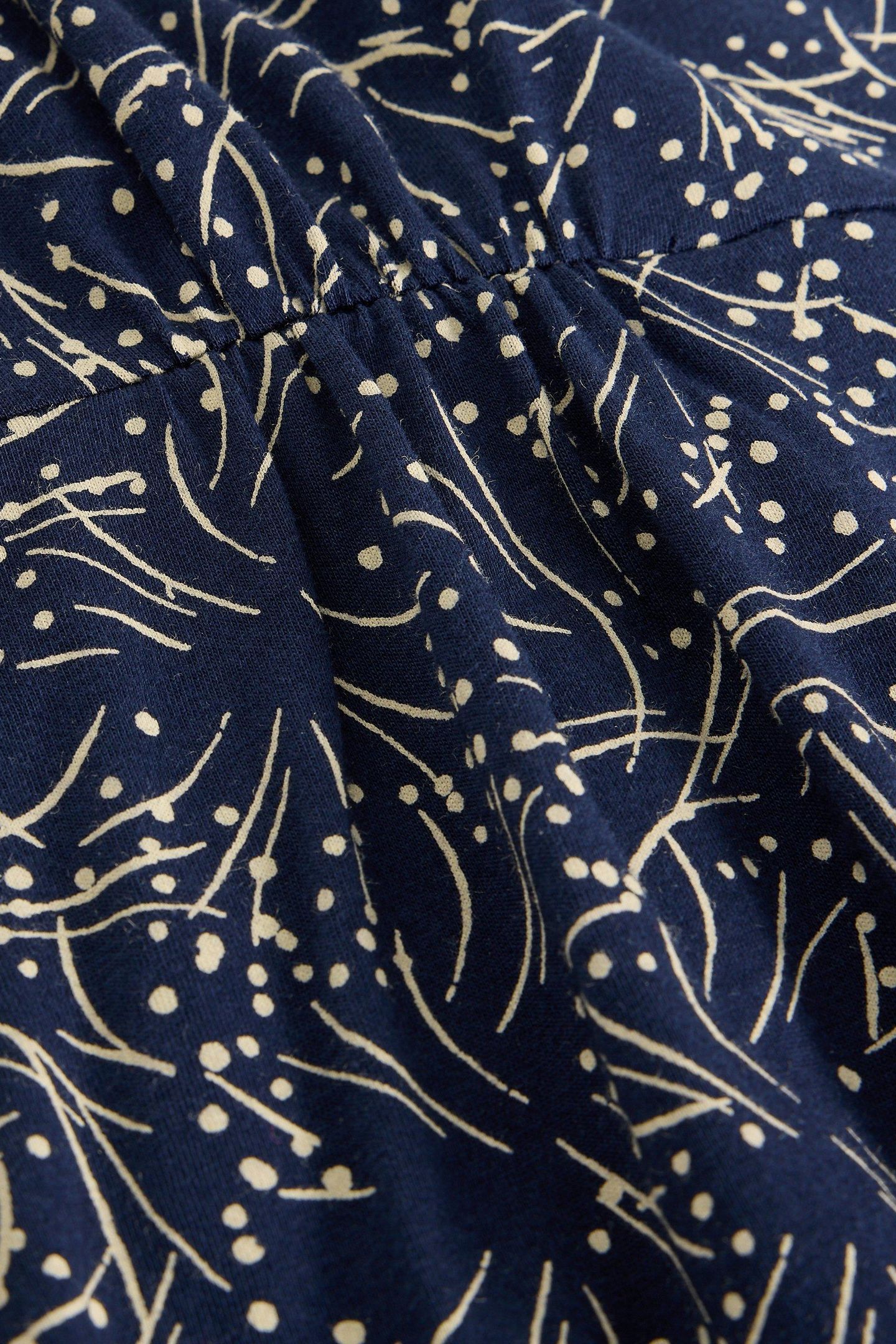 TALLIE JERSEY DRESS NAVY PRINT 4