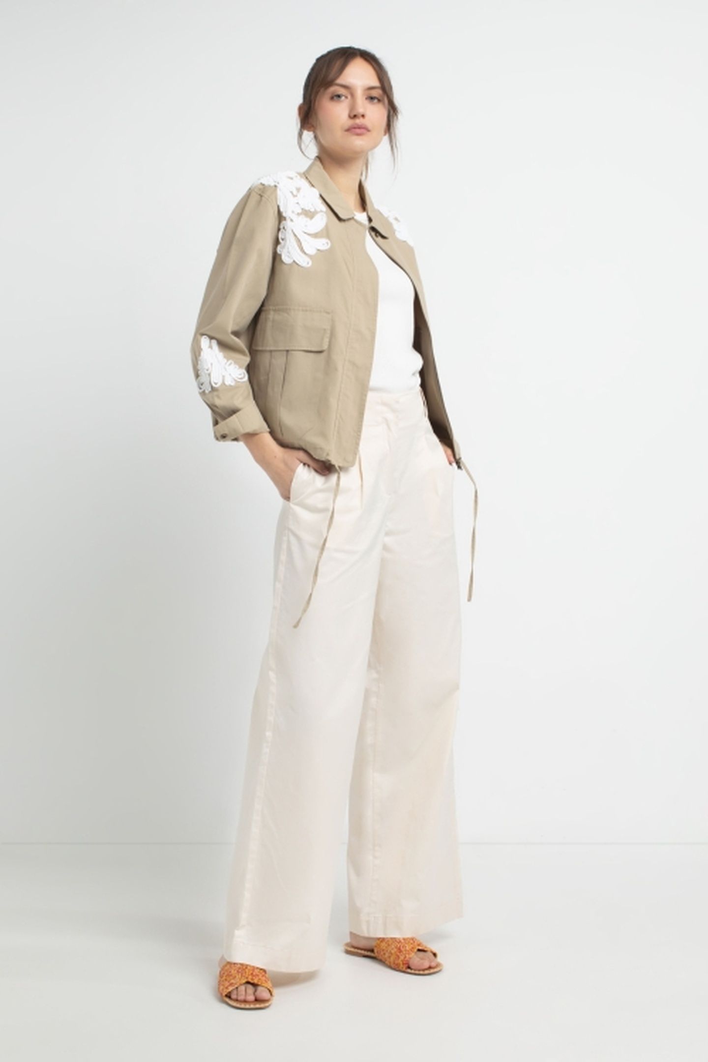 JEANNETTE JACKET LIGHT OLIVE 2