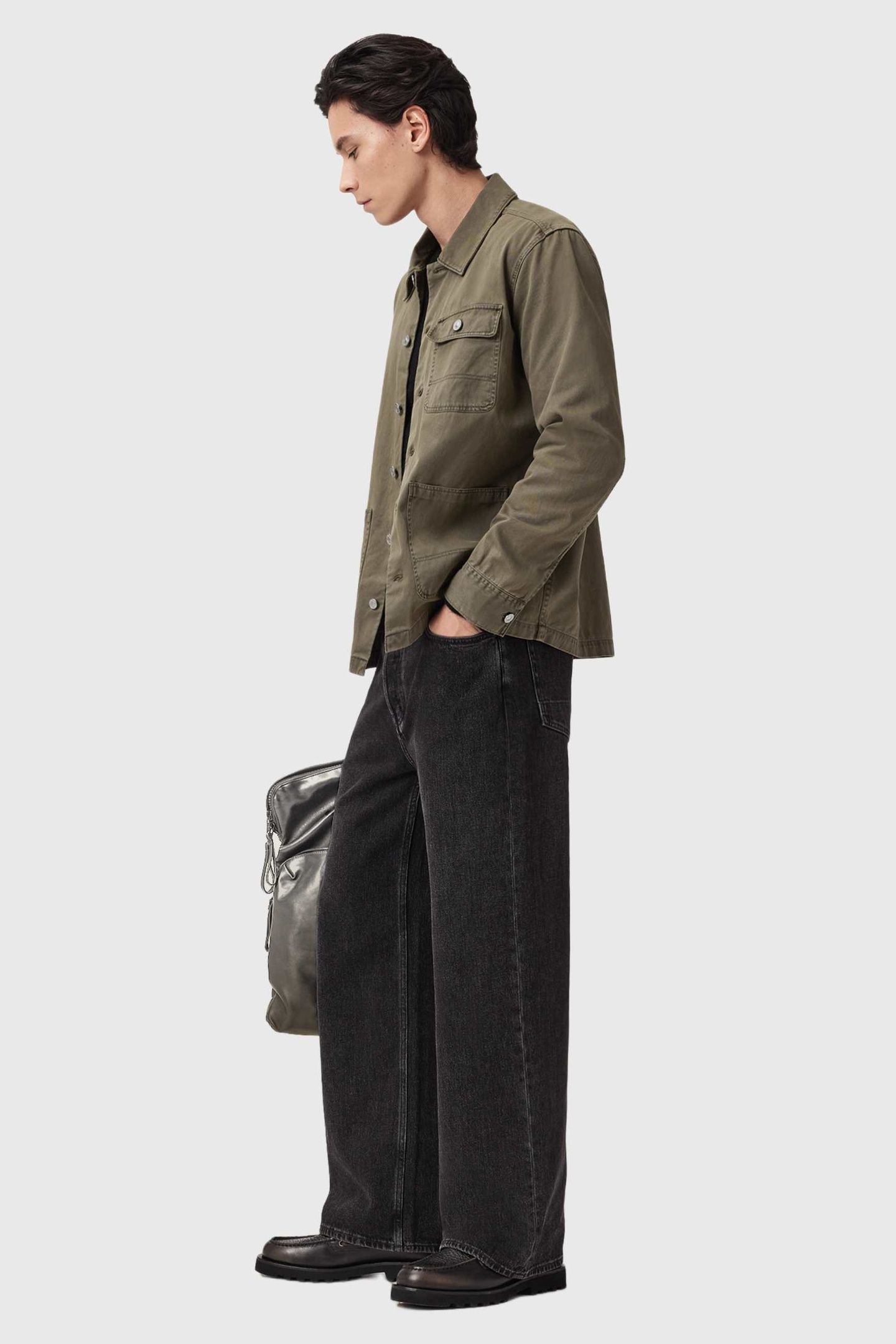 NEVIS CHORE SHIRT PASTORAL GREEN 6