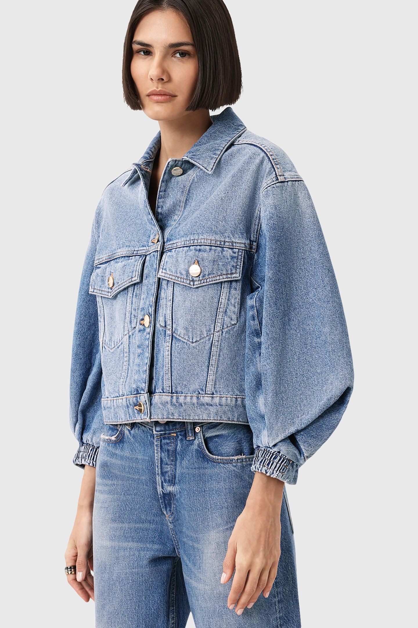 LUCA DENIM JACKET MID INDIGO 3