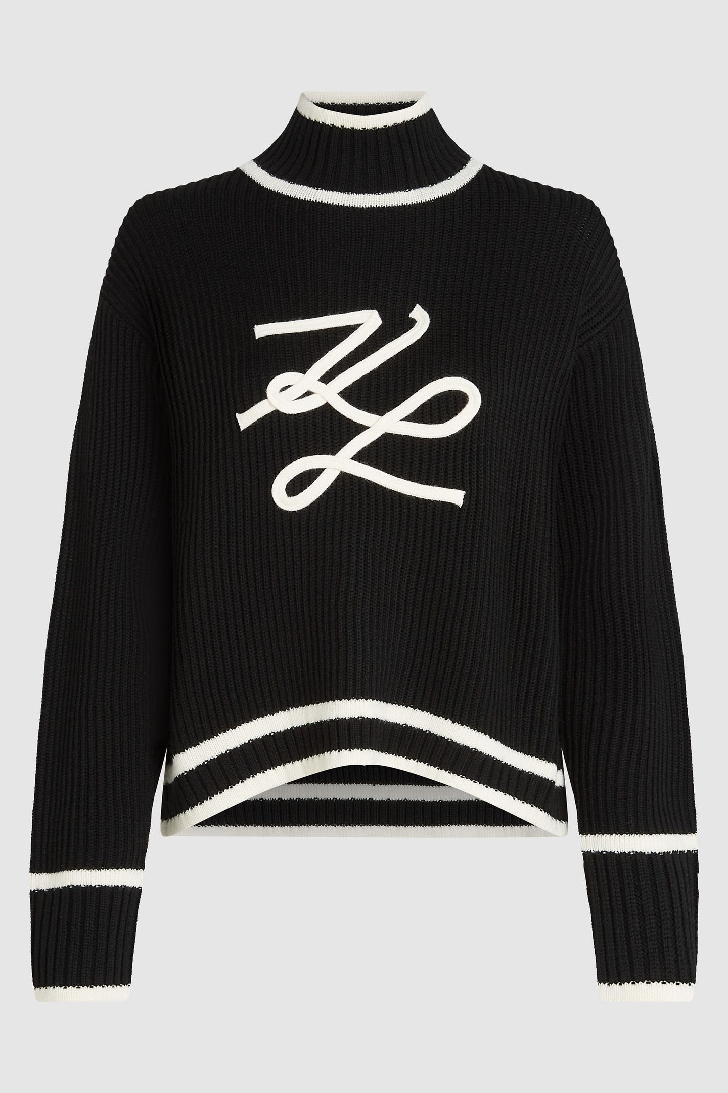 BLACK SOUTACHE AUTOGRAPH KNIT 5