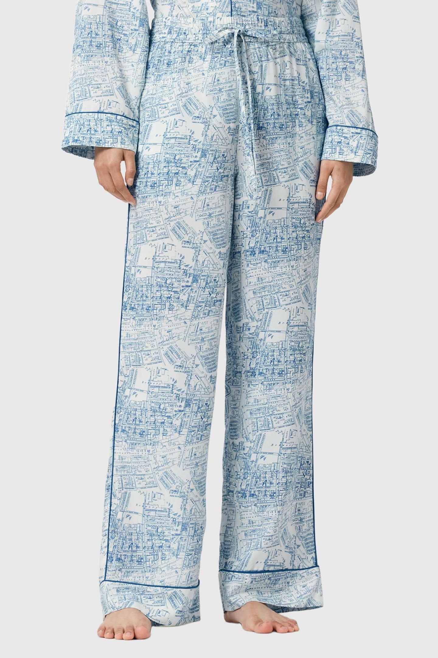 MAUDE PJ SET MAP BLUE 3