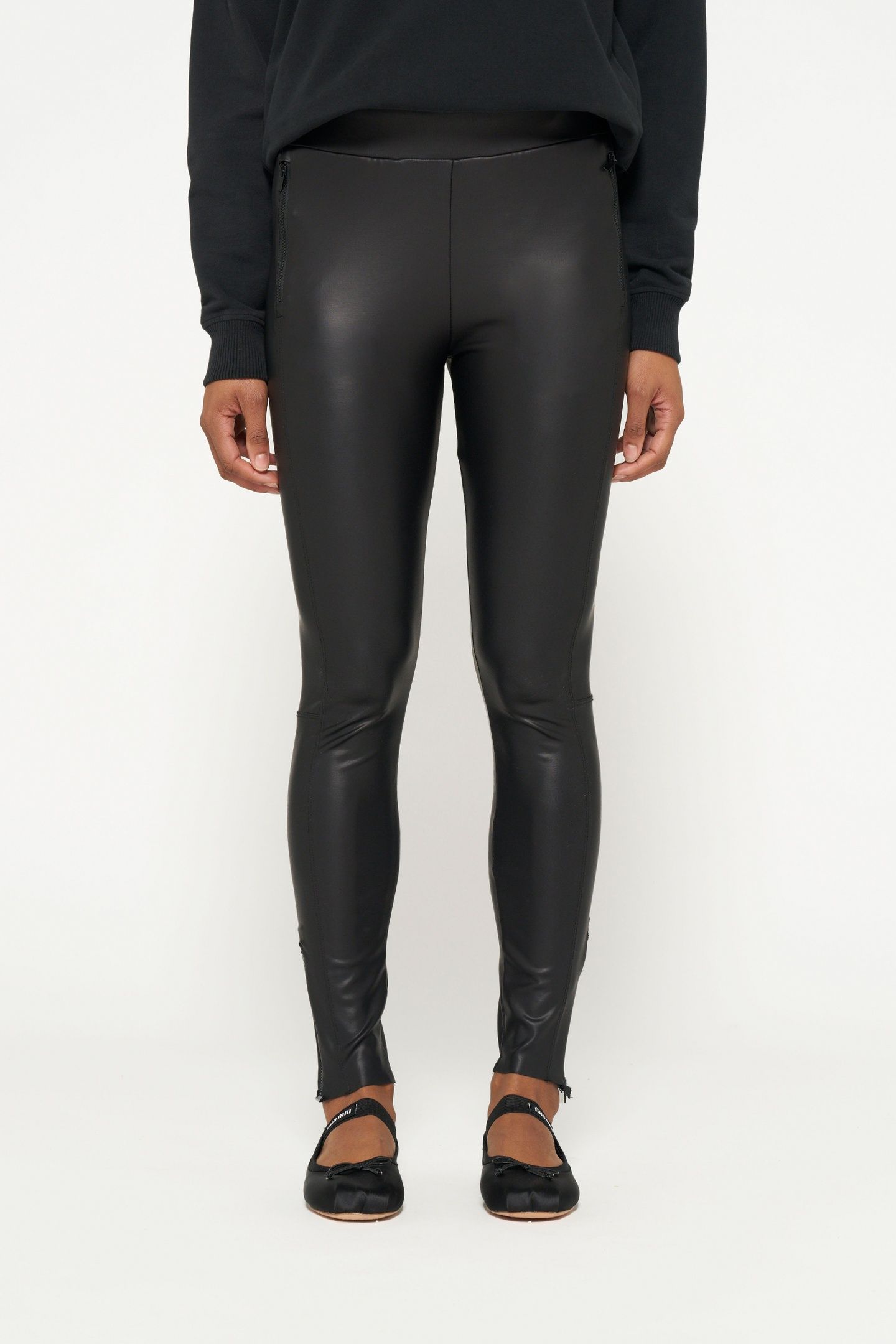 THE ZIPPER LEGGINGS BLACK 3