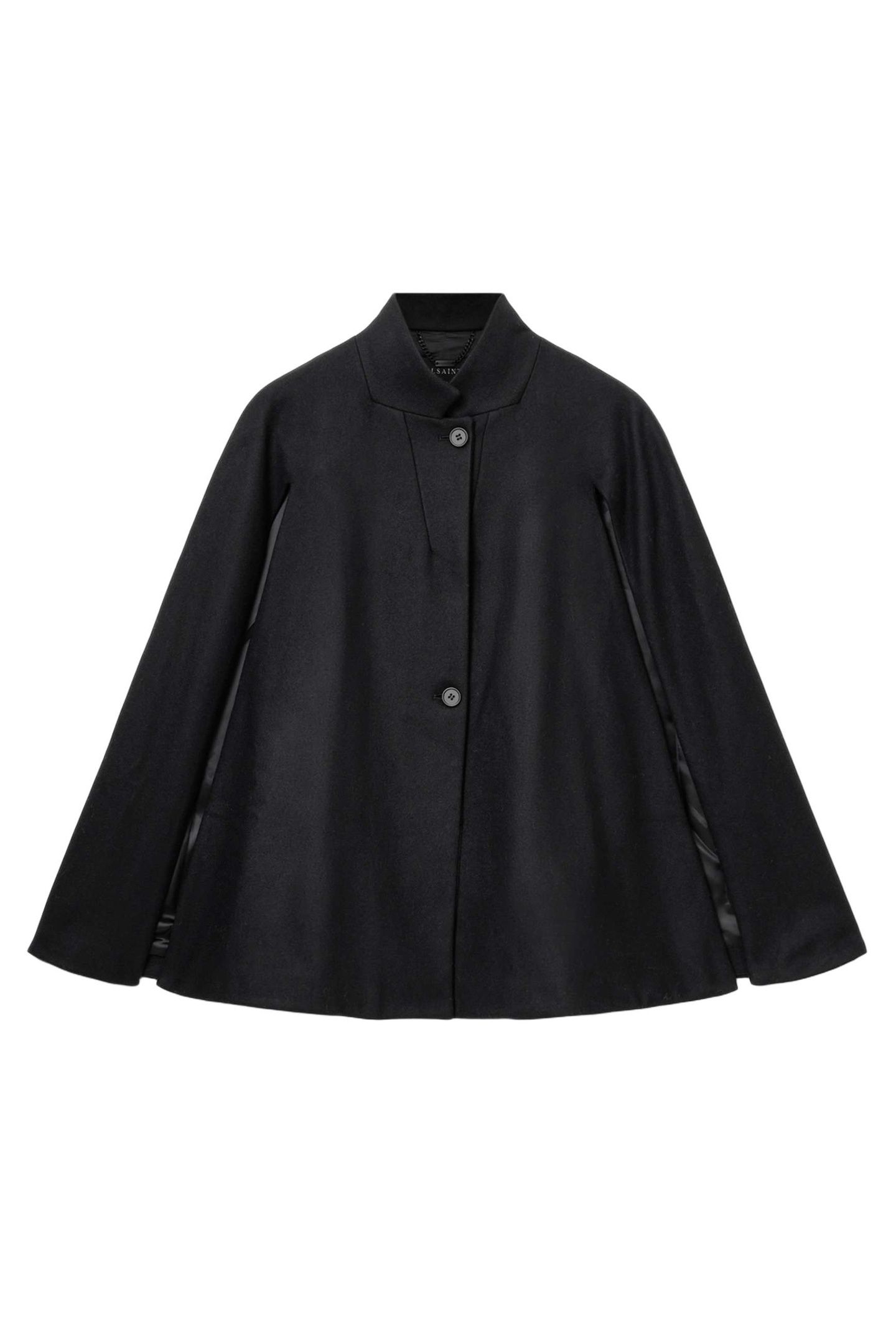 LUNIS CAPE COAT BLACK 8