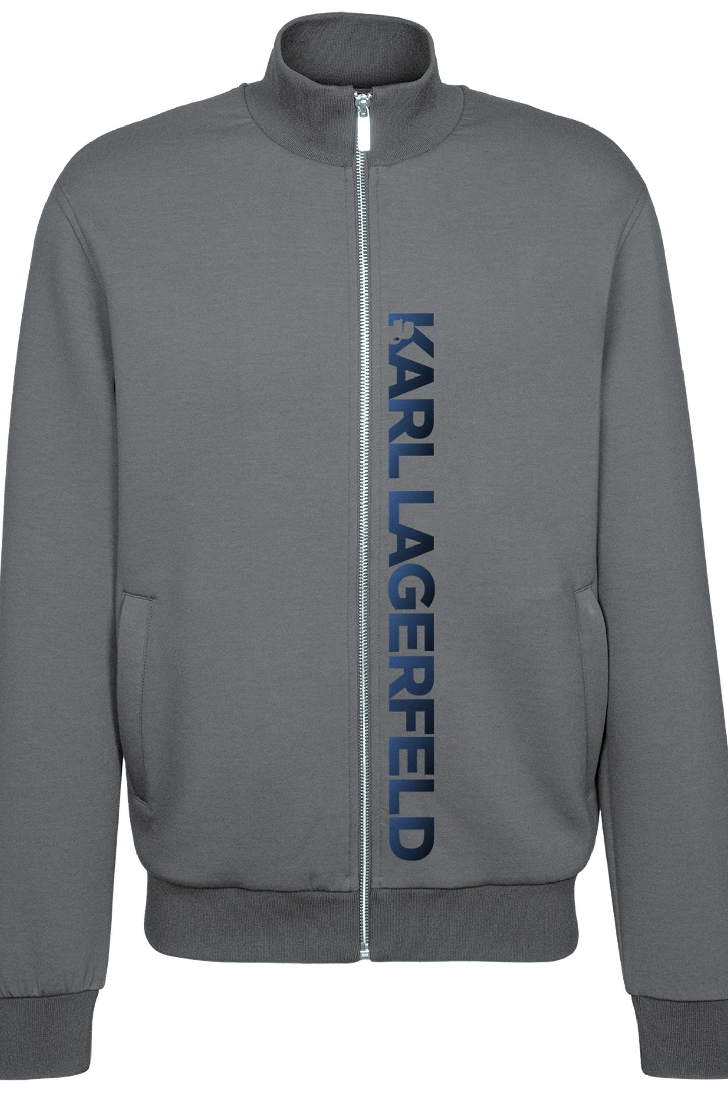 DARK GREY SWEAT ZIP JACKET 4