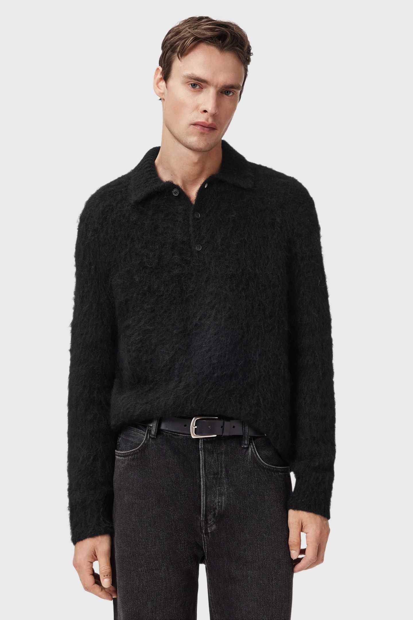 SONNY LS POLO BLACK 1