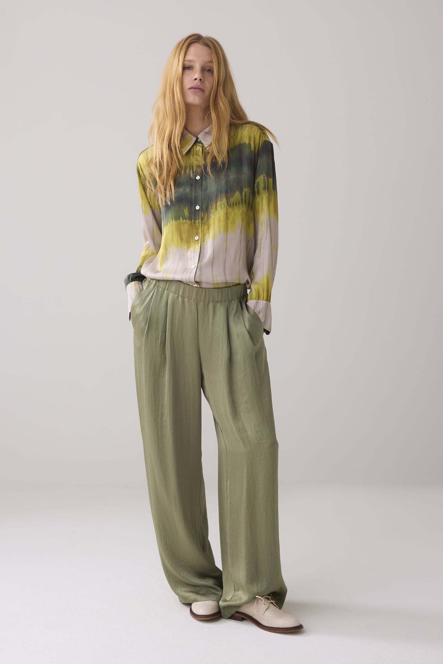 TROUSERS HEAVY SILKY TOUCH COMBAT GREEN 1