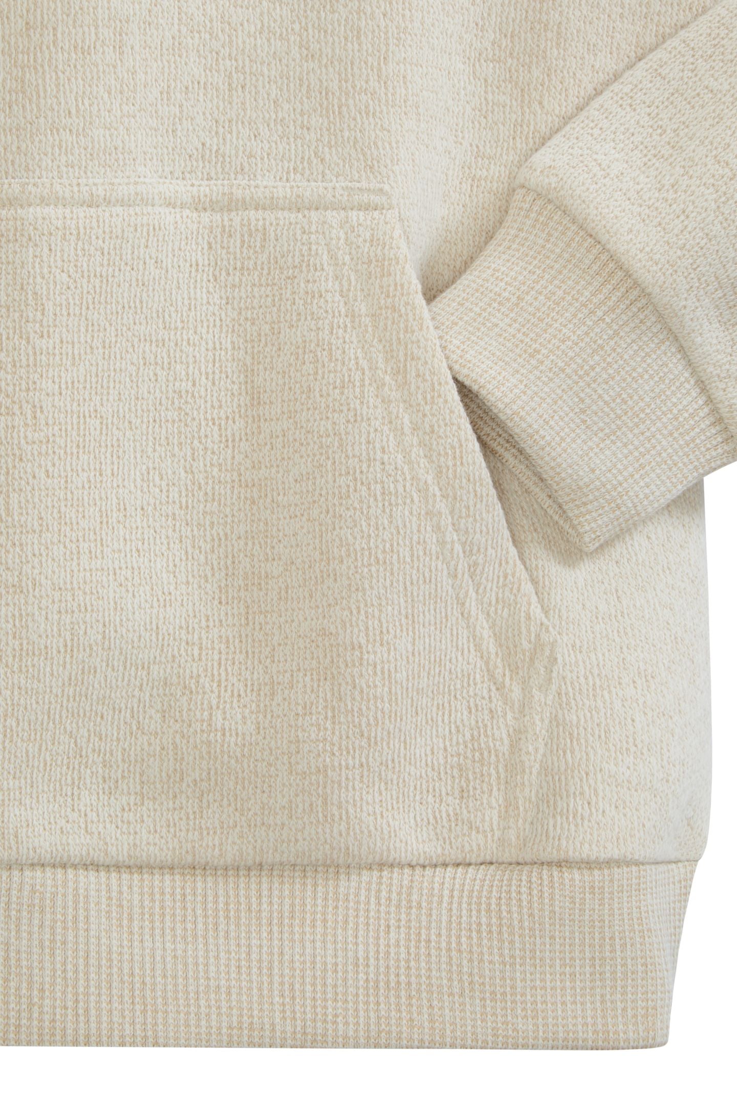 BOYS 1/4 ZIP HOODIE EGGNOG 5