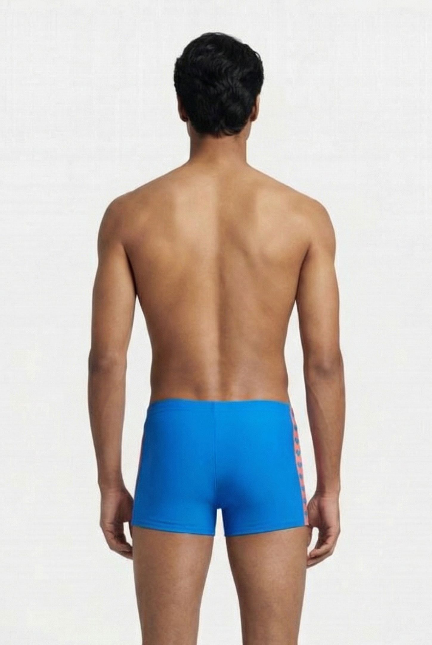 MEN'S ARENA ICONS SWIM SHORT SOLID BLUE CHINA CALYPSO CORAL 2