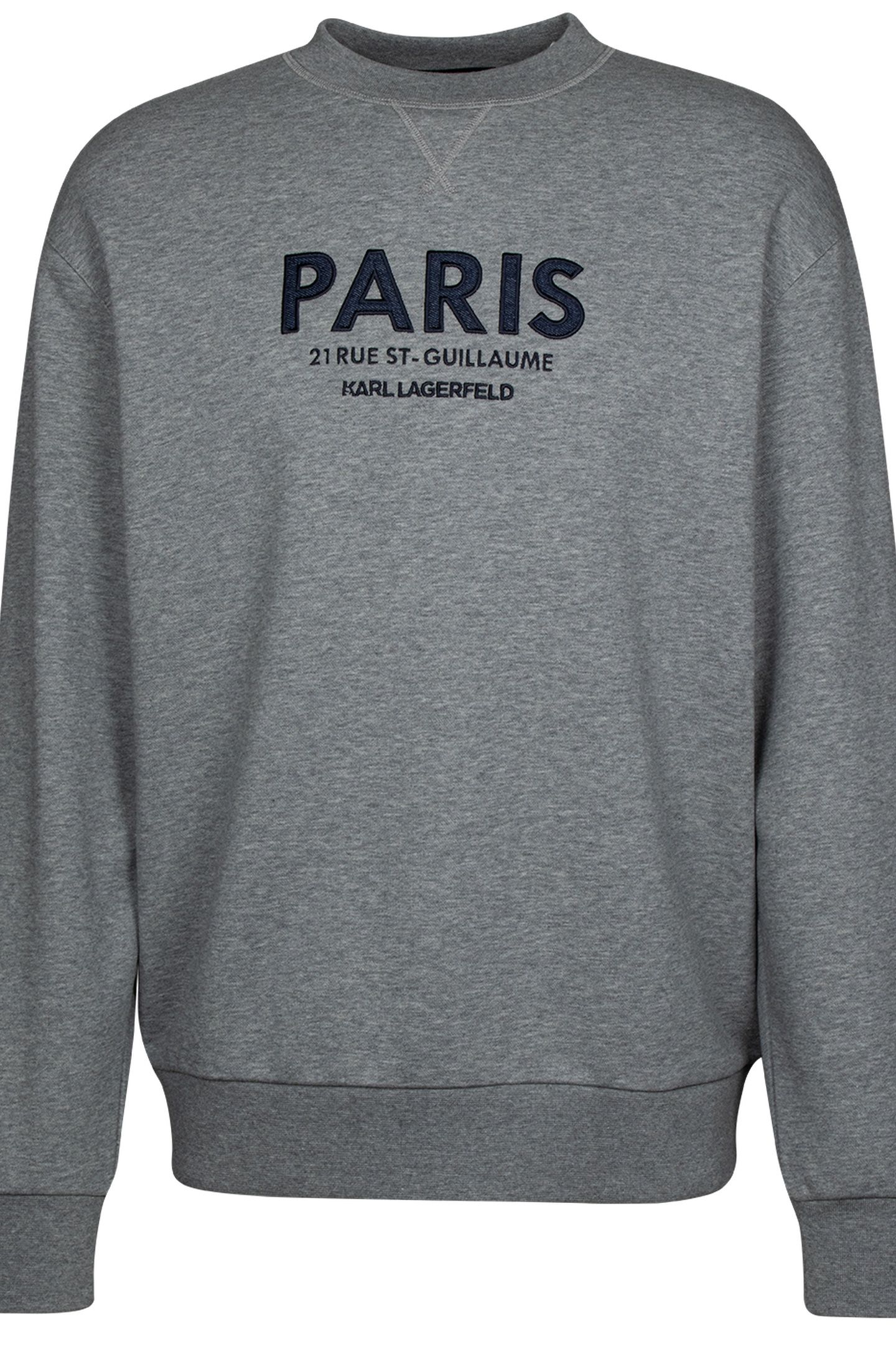 DARKGREY MELANGE SWEAT CREWNECK 4