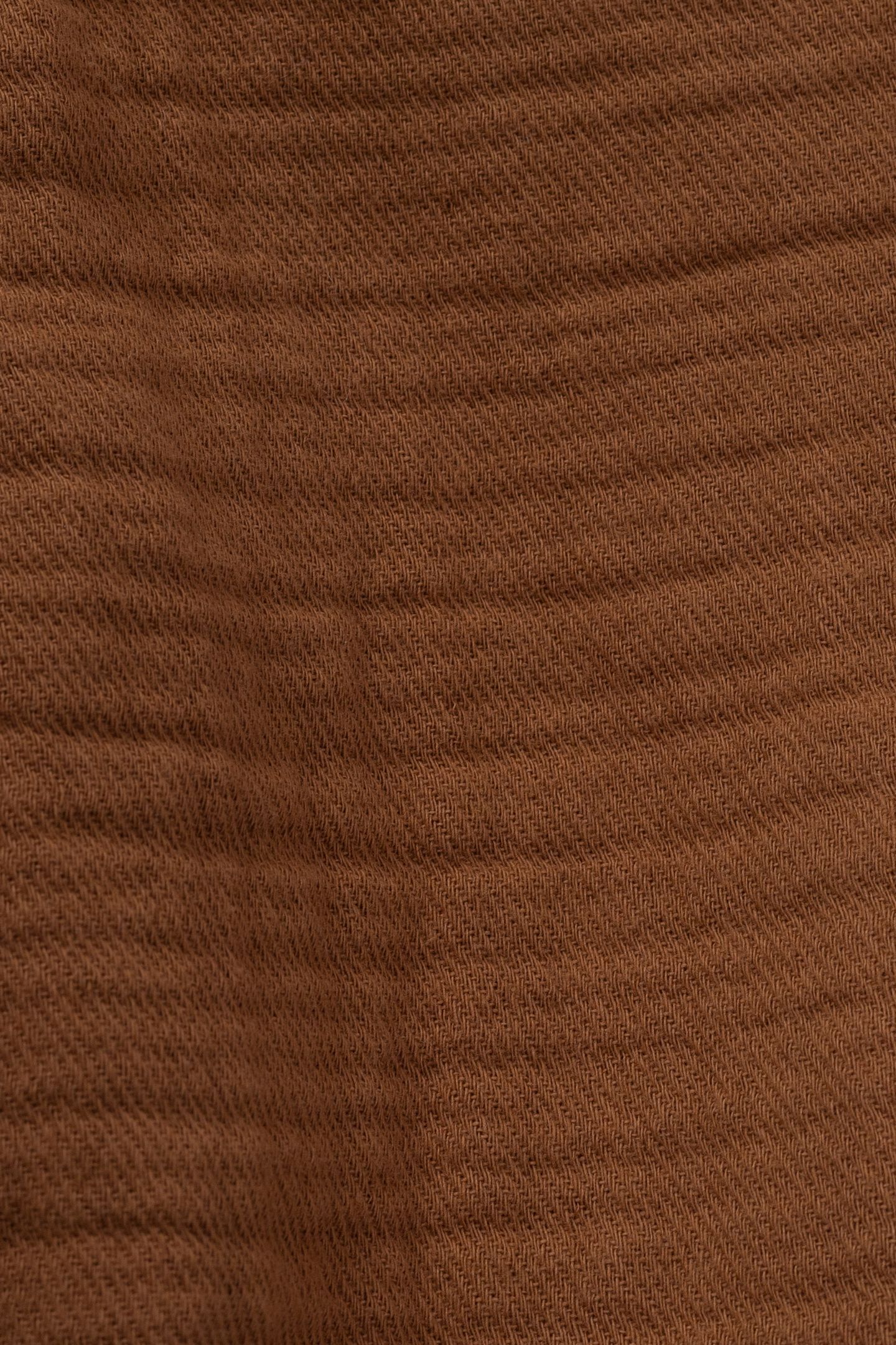 BERMUDA SHORTS JOGGER LOOSE COGNAC COTTON GAUZE 7