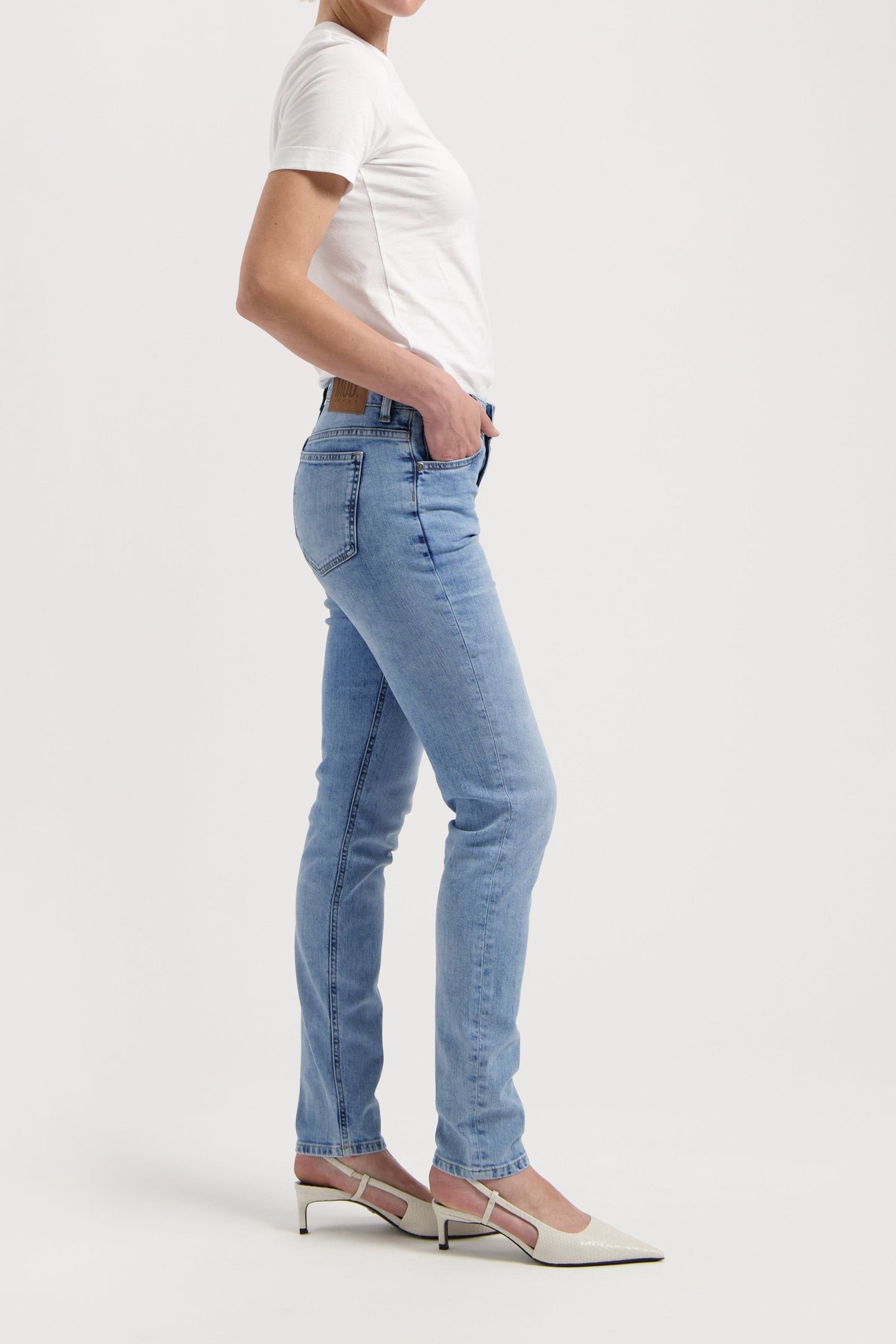SKYLER MID SKINNY ORIGINAL STONE 6