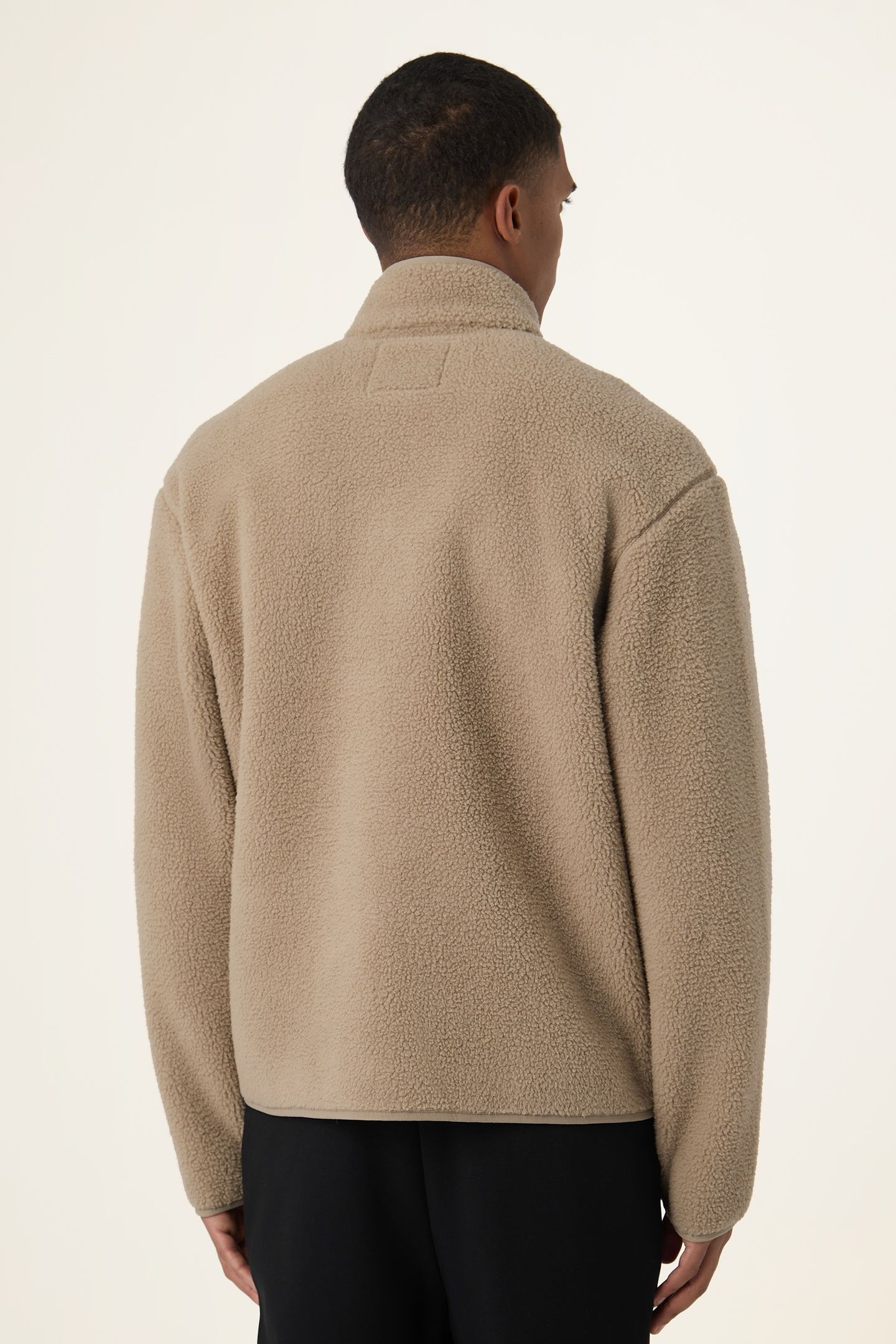 VALGRANA REGULAR TEDDY FLEECE JACKET WEATHERED TEAK 3