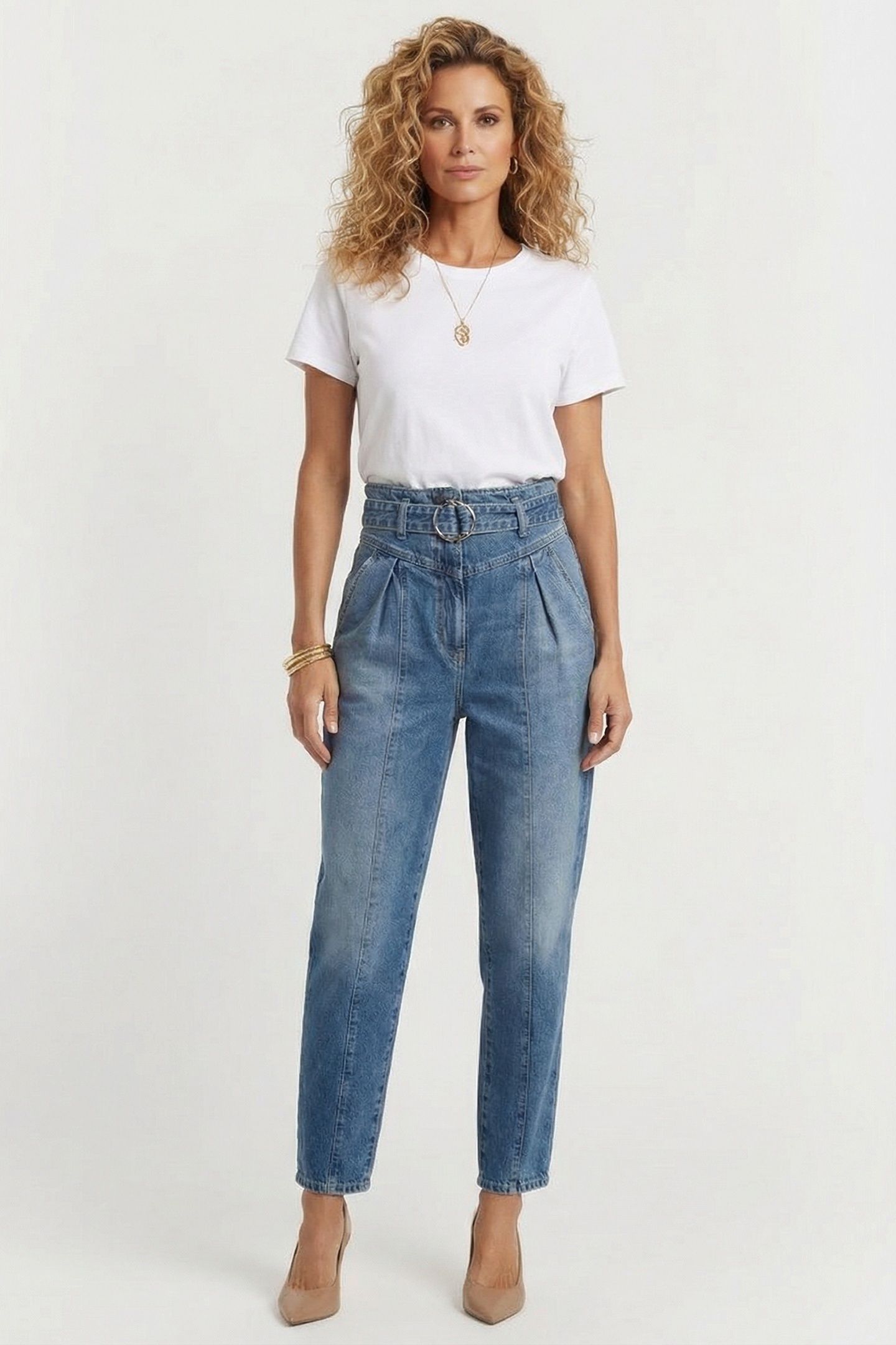 INDIOSPE TROUSER MID BLUE USED 1