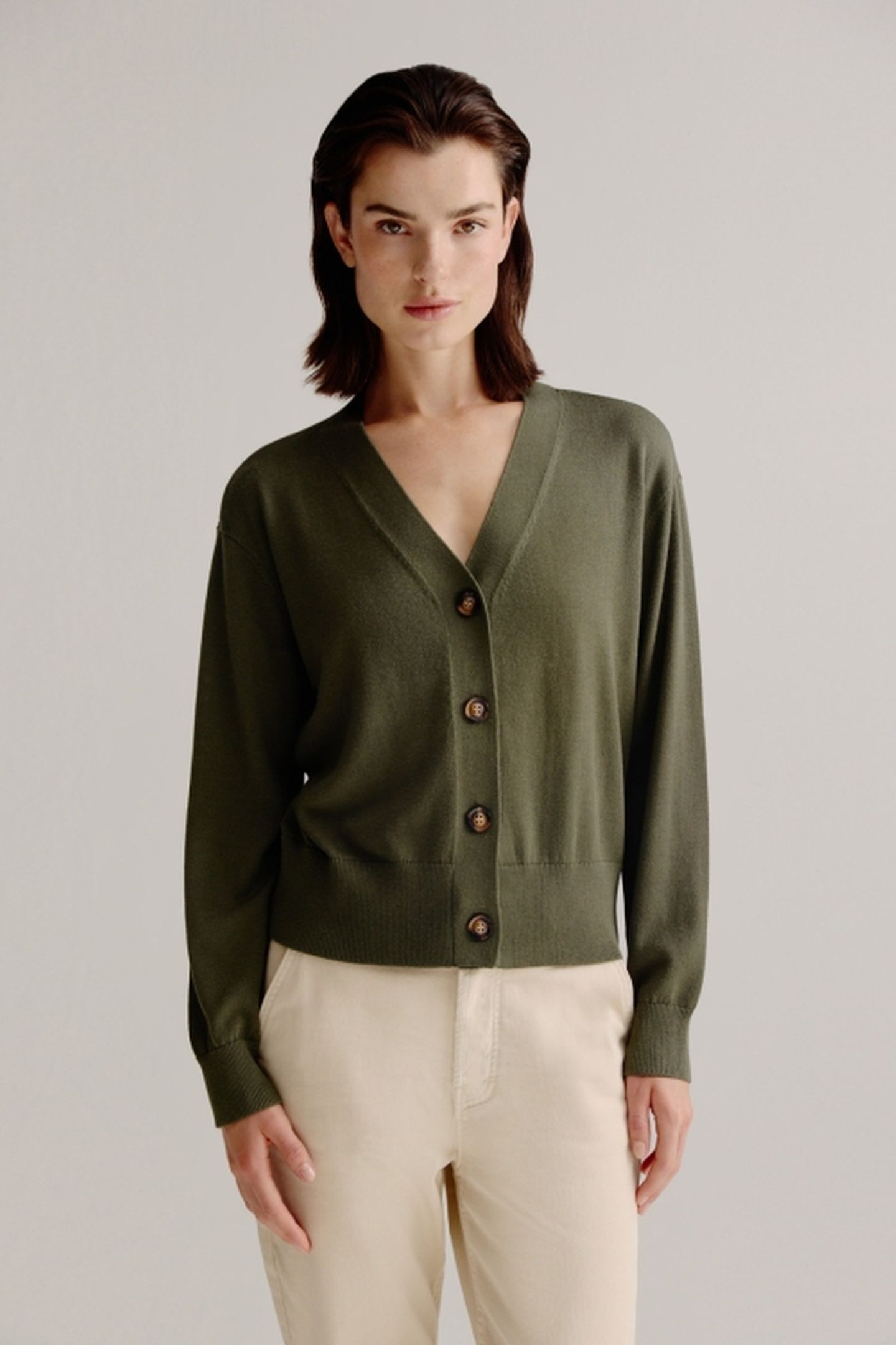 AUGUST CARDIGAN PESTO 1