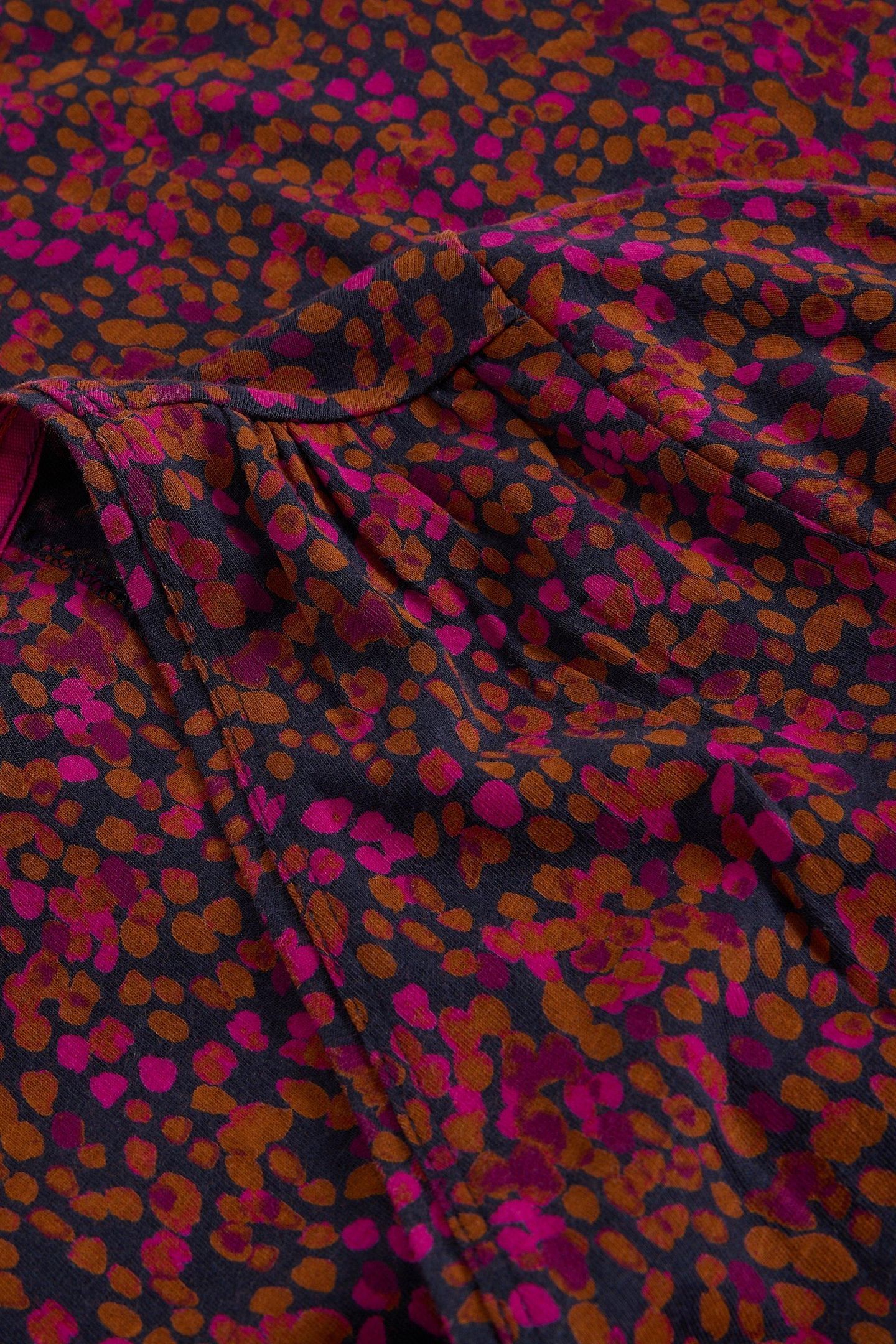 MEGAN JERSEY DRESS PINK MULTI 4