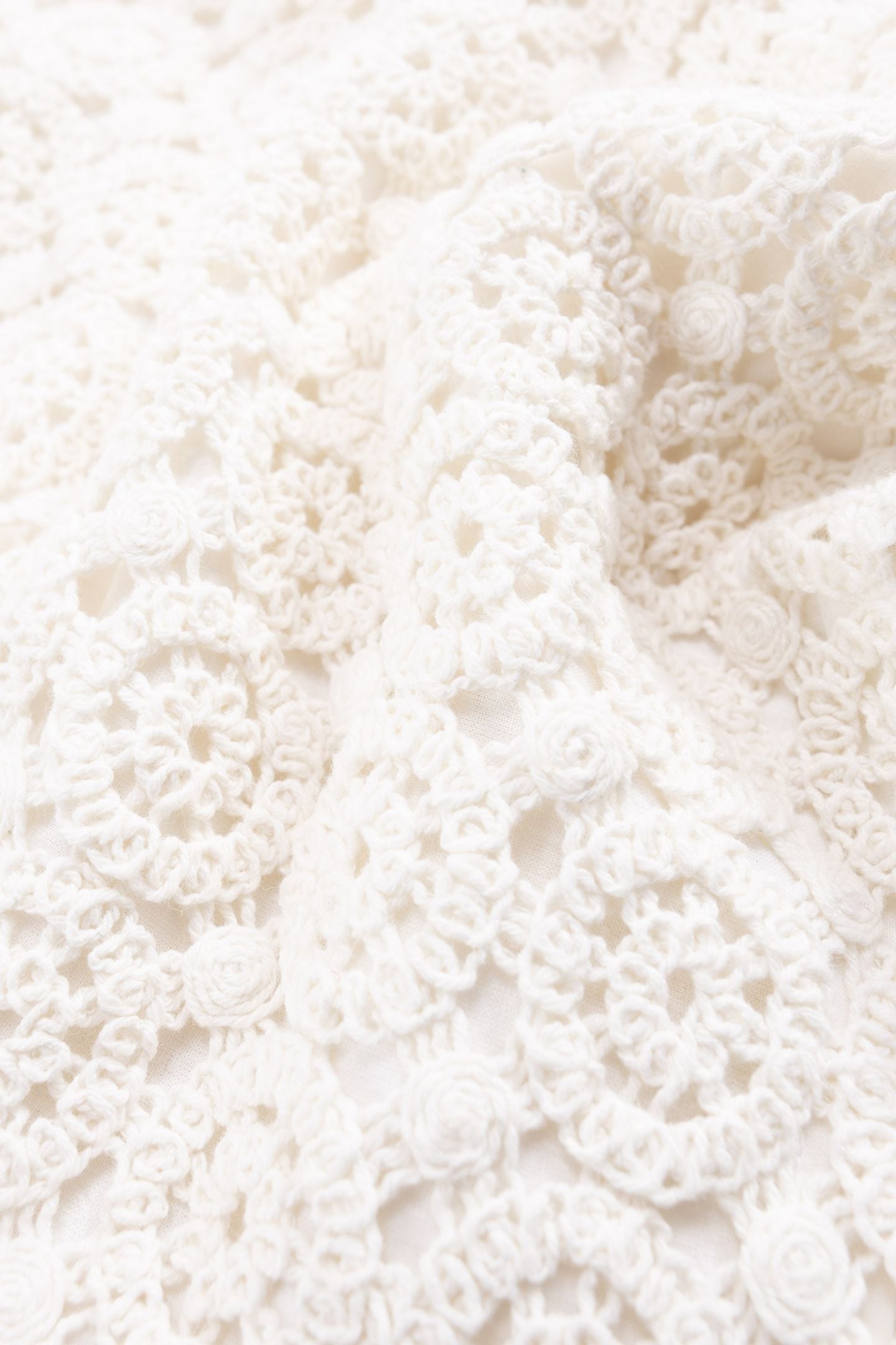 ECRU LACE SHORTS OFF-WHITE 6