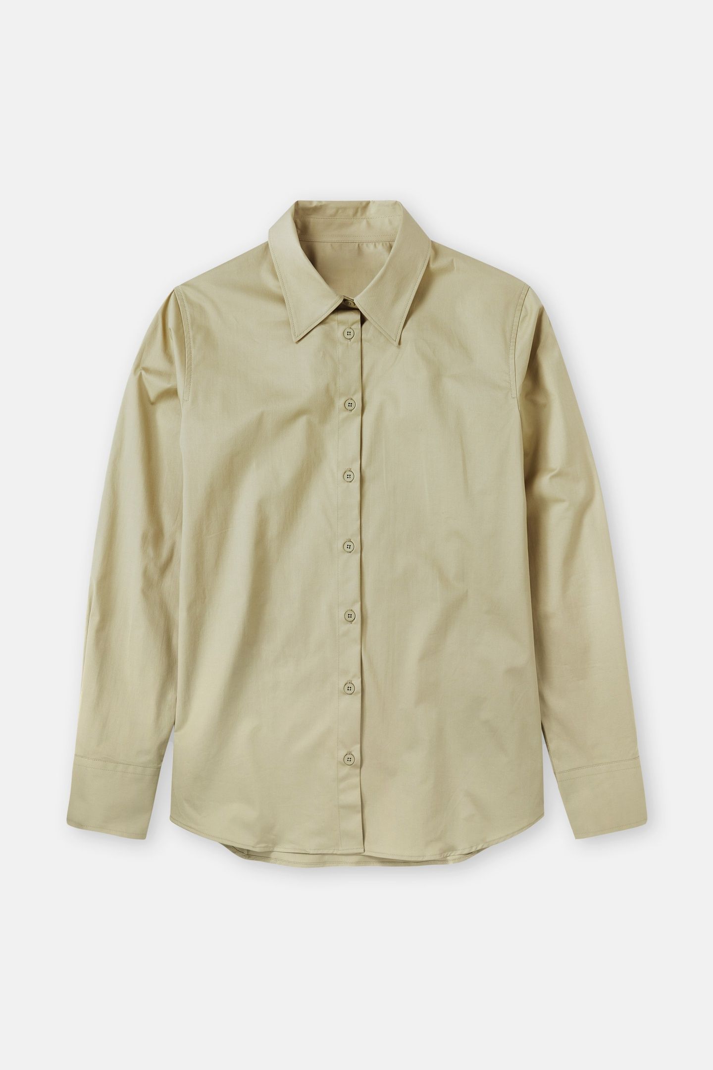 WAISTED SHIRT SHIRTS & BLOUSES SAGE TEA 5