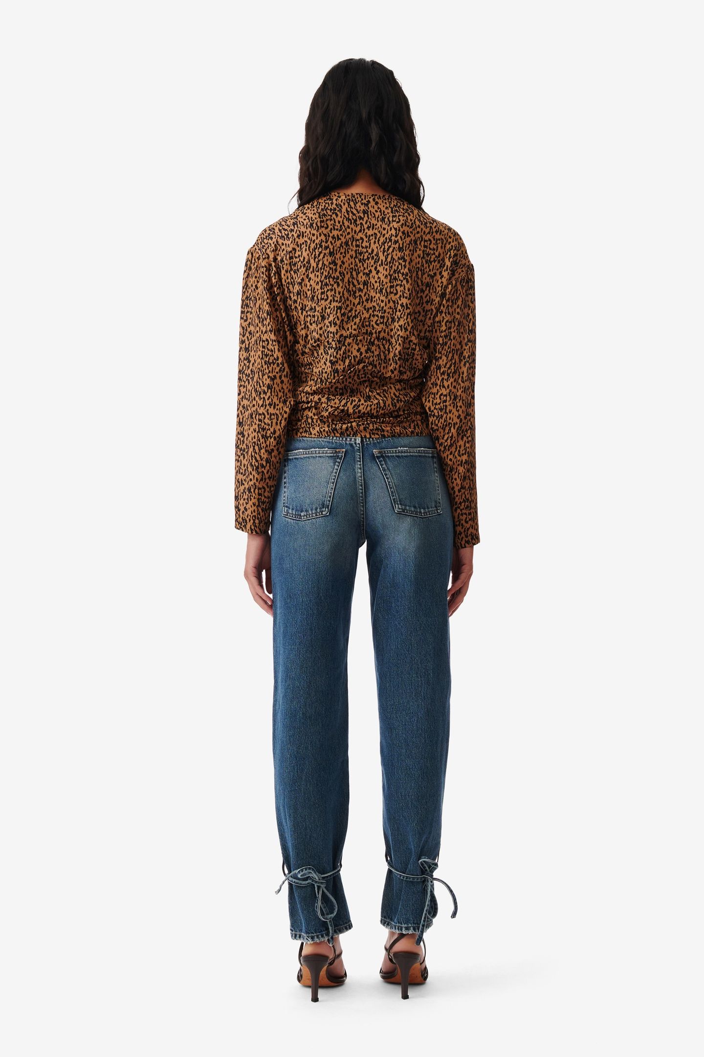 ERNESTA TOP BLACK/CAMEL 3