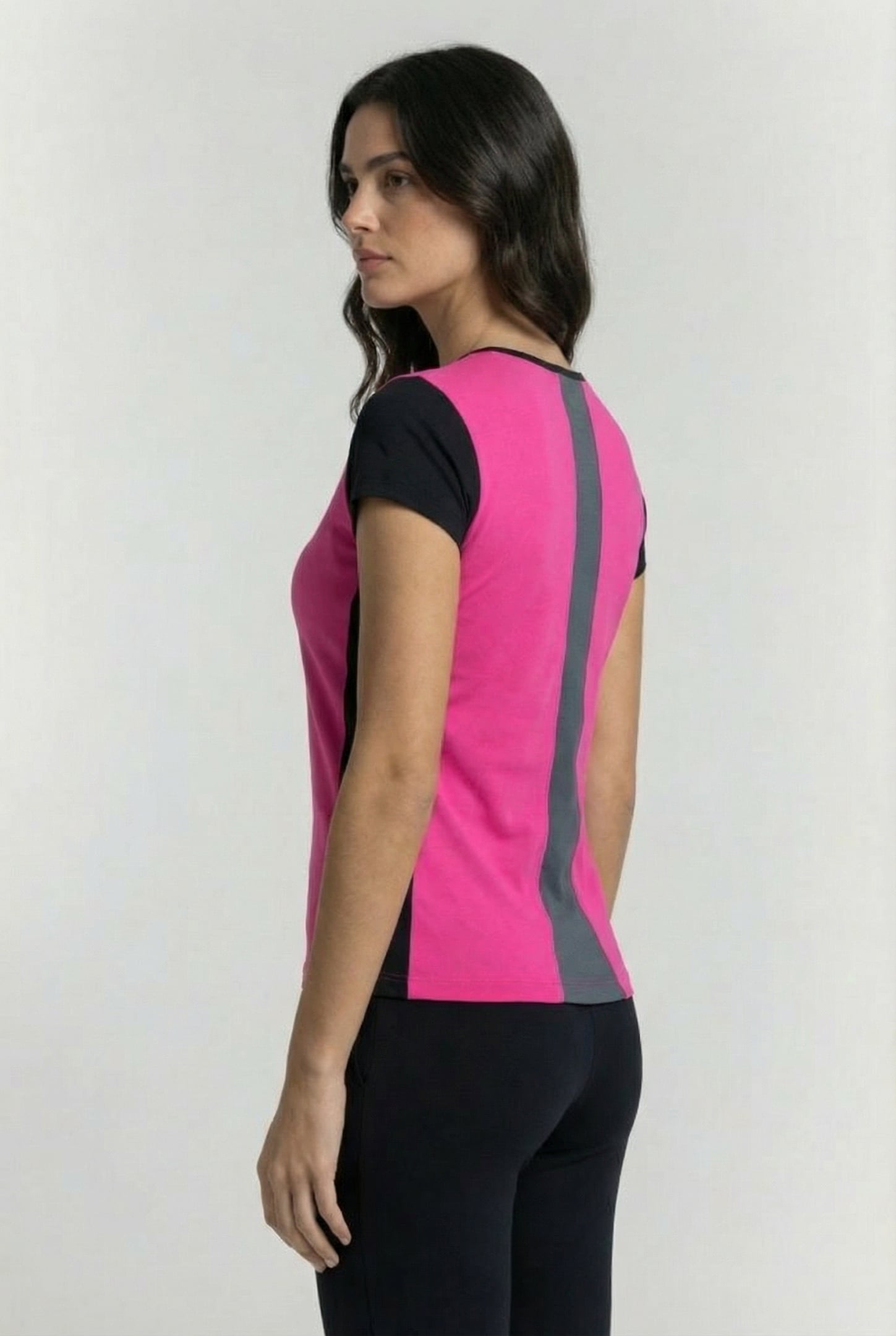 W PERF REVO T-SHIRT FRESIA ROSE BLACK 3