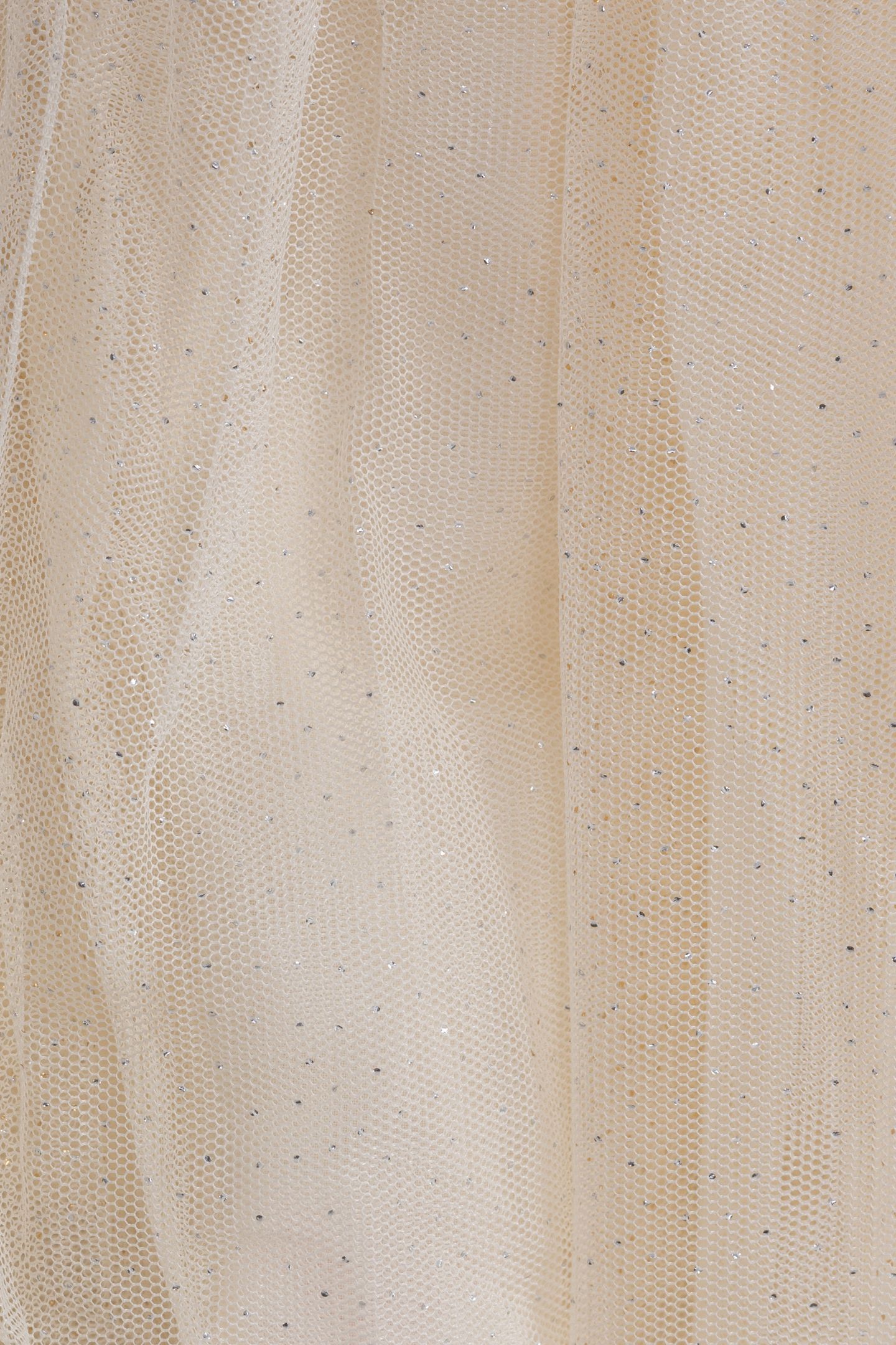 TWO-MATERIAL EMBROIDERED ECRU TUTU DRESS 8