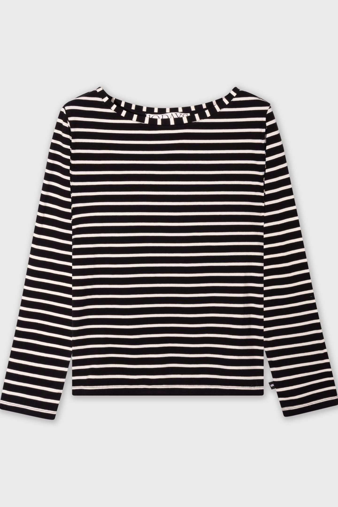 THE LONG SLEEVE TEE STRIPES BLACK/WHITE 4