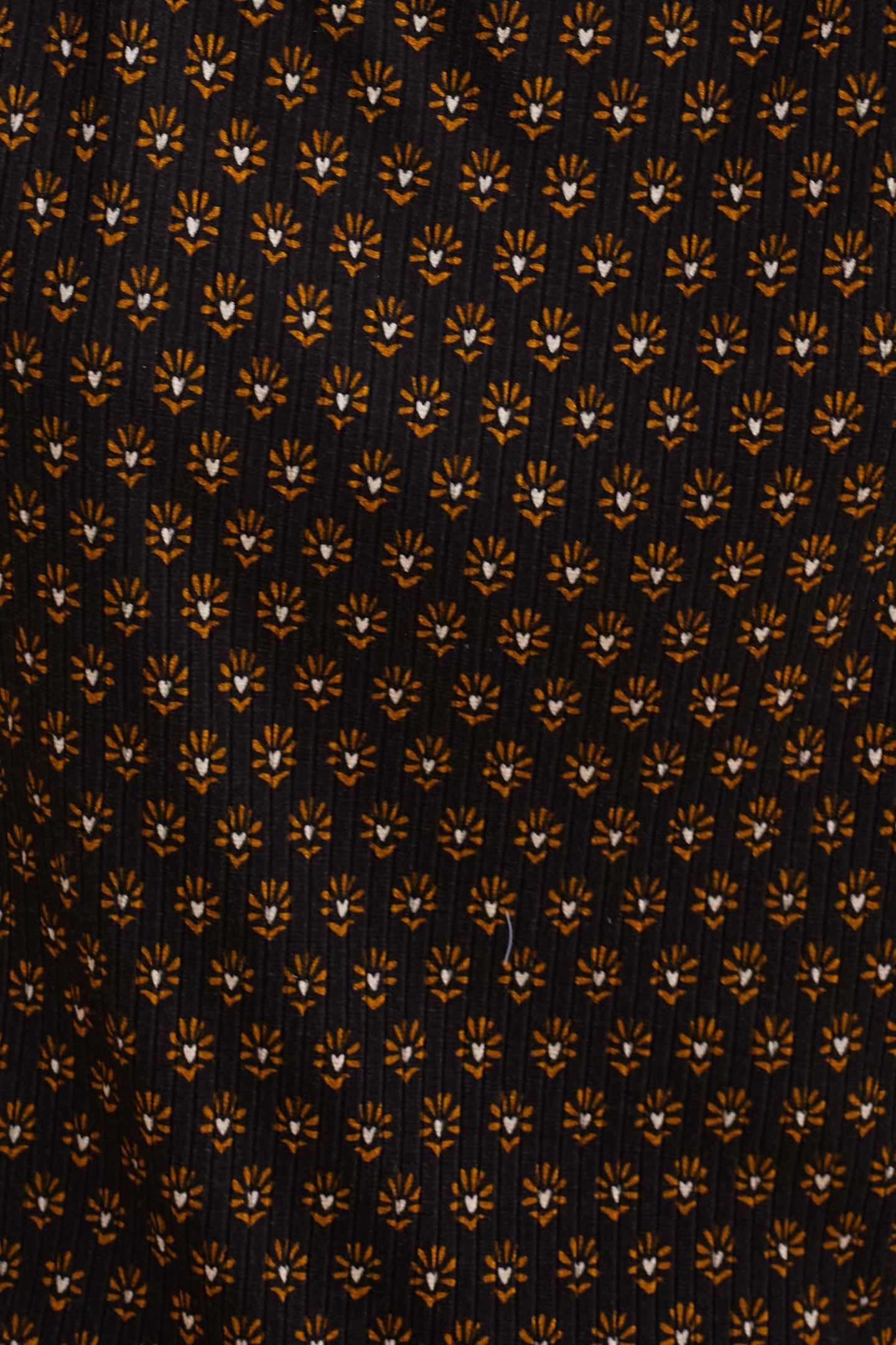 BLACK FLORAL-PRINT DRESS BLACK 7