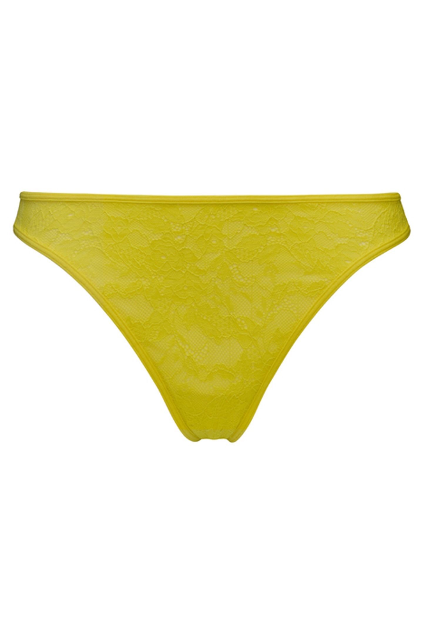 SPACE ODYSSEY CITRUS YELLOW LACE THONG 3