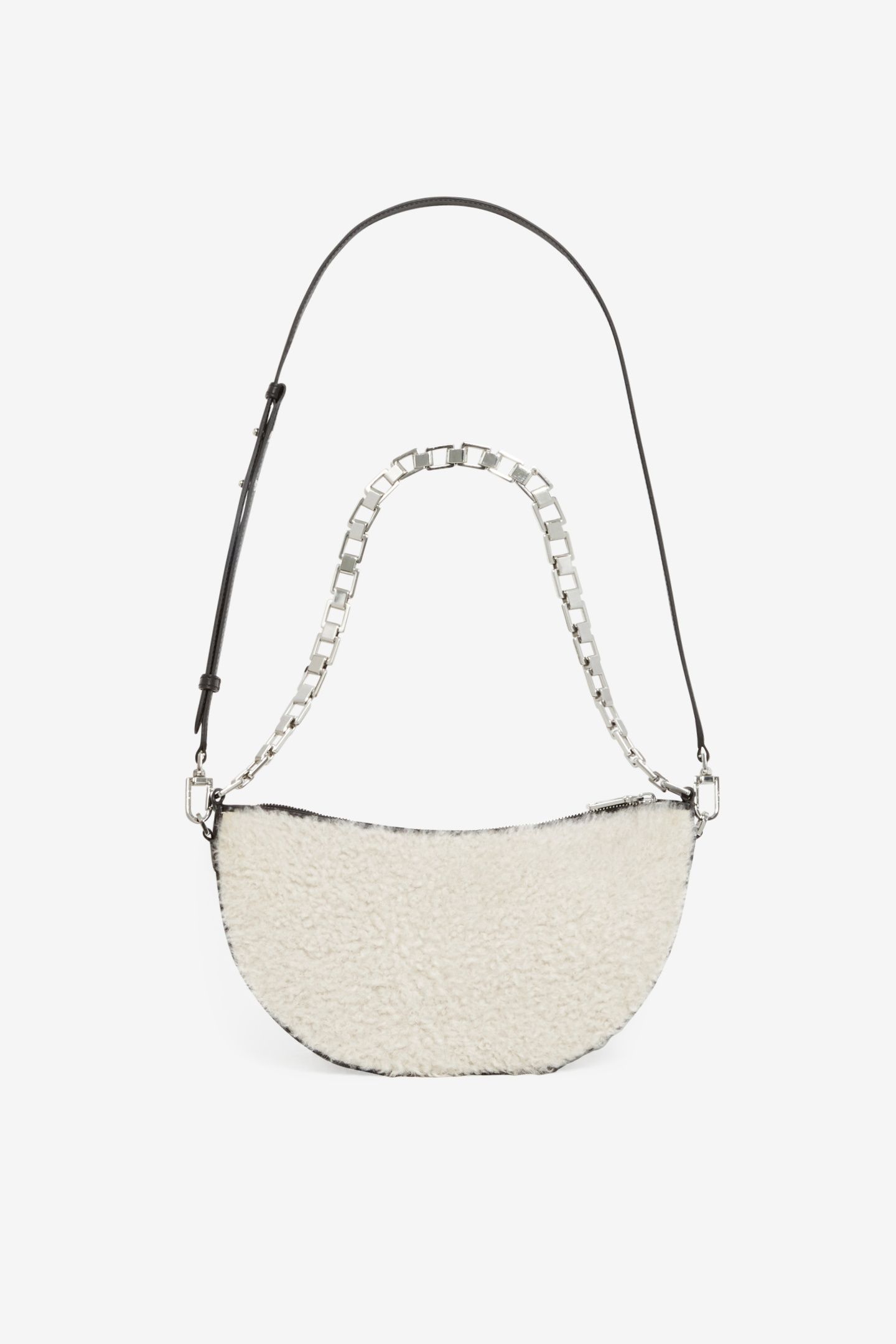 ARC XL FUR CROSS BODY BEIGE/BLACK 3