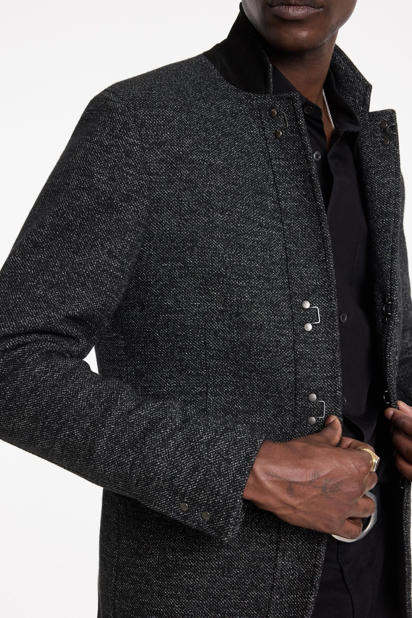 WALLACE HOOK AND BAR JACKET STEEL GREY 3