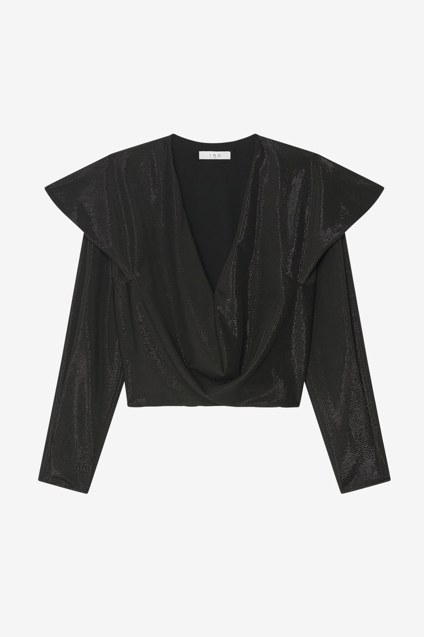 MARISSA TOP SHINY BLACK 5