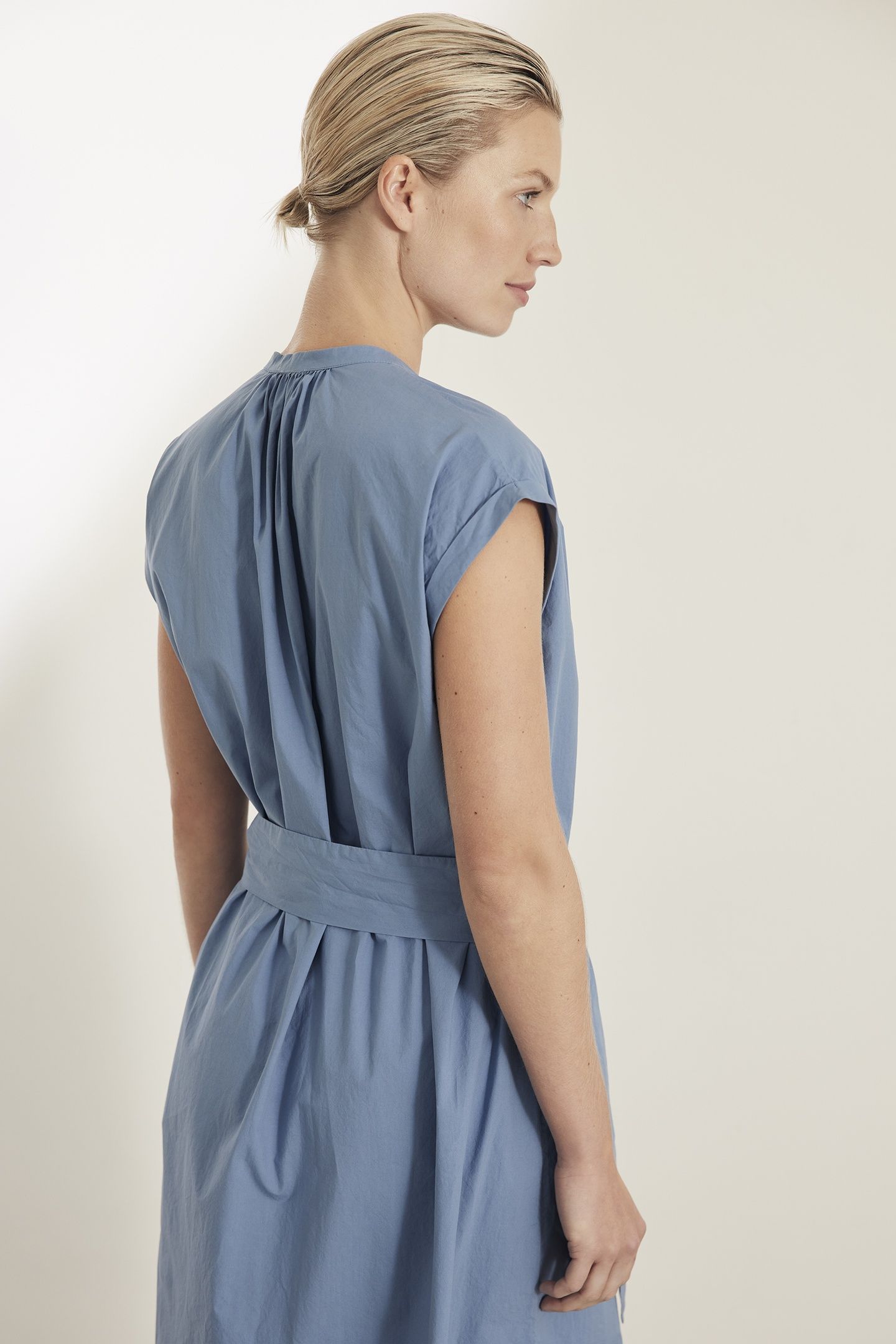 KARO DRESS BLUE 7