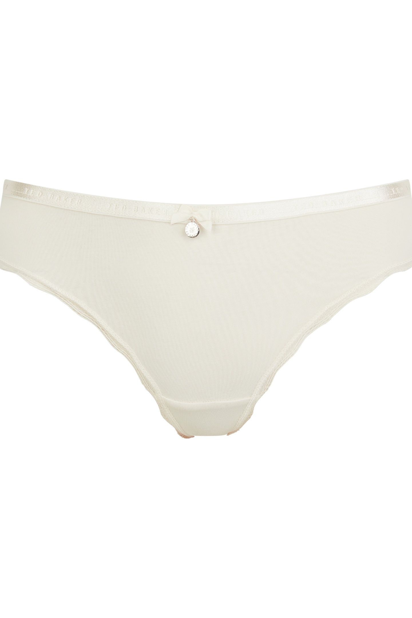 HARRIOT 3PK PLAIN BRIEF WITH LACE TRIM MAUVE WINE/ WISTFUL M 7