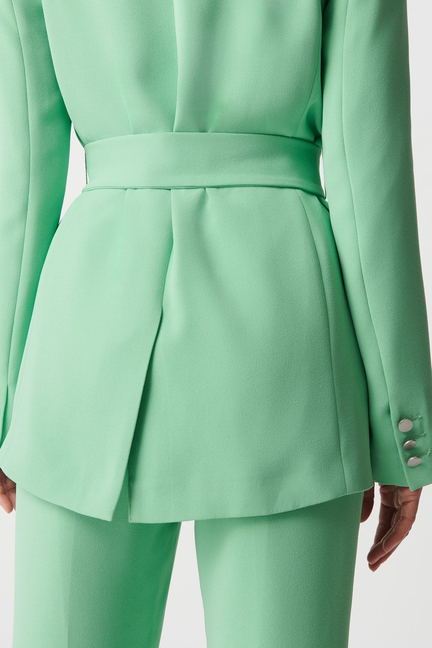 GREEN RECYCLED POLYESTER SUIT JACKET 4