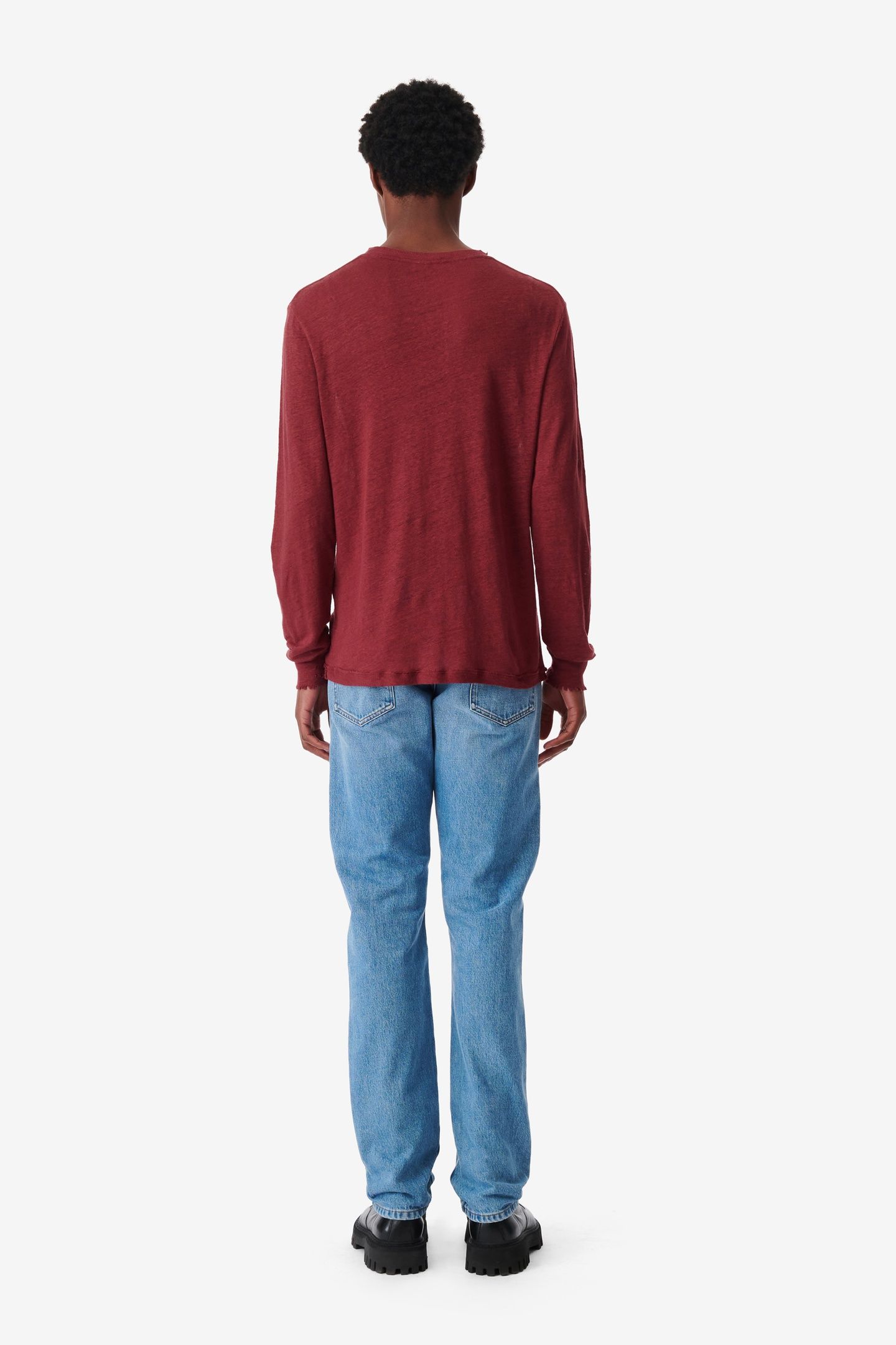 ARONA T-SHIRT BORDEAUX 3