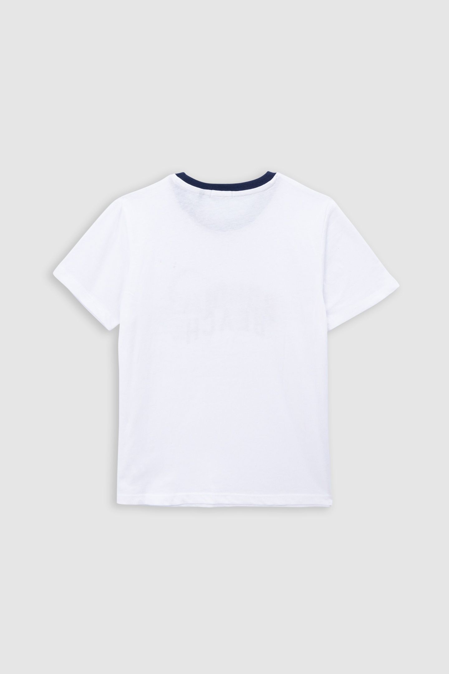 WHITE ORGANIC COTTON T-SHIRT WITH KITE STRIPES 3