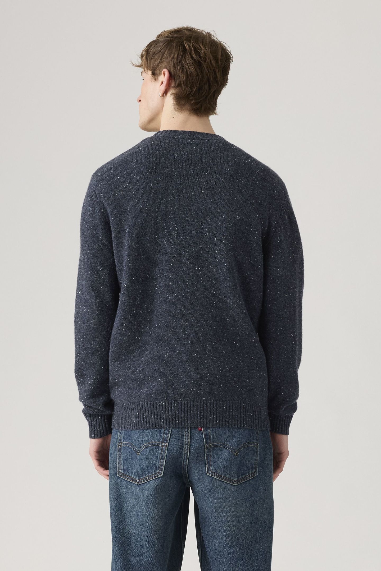ORIGINAL HM SWEATER NEPPY FLECK DRESS BL 3