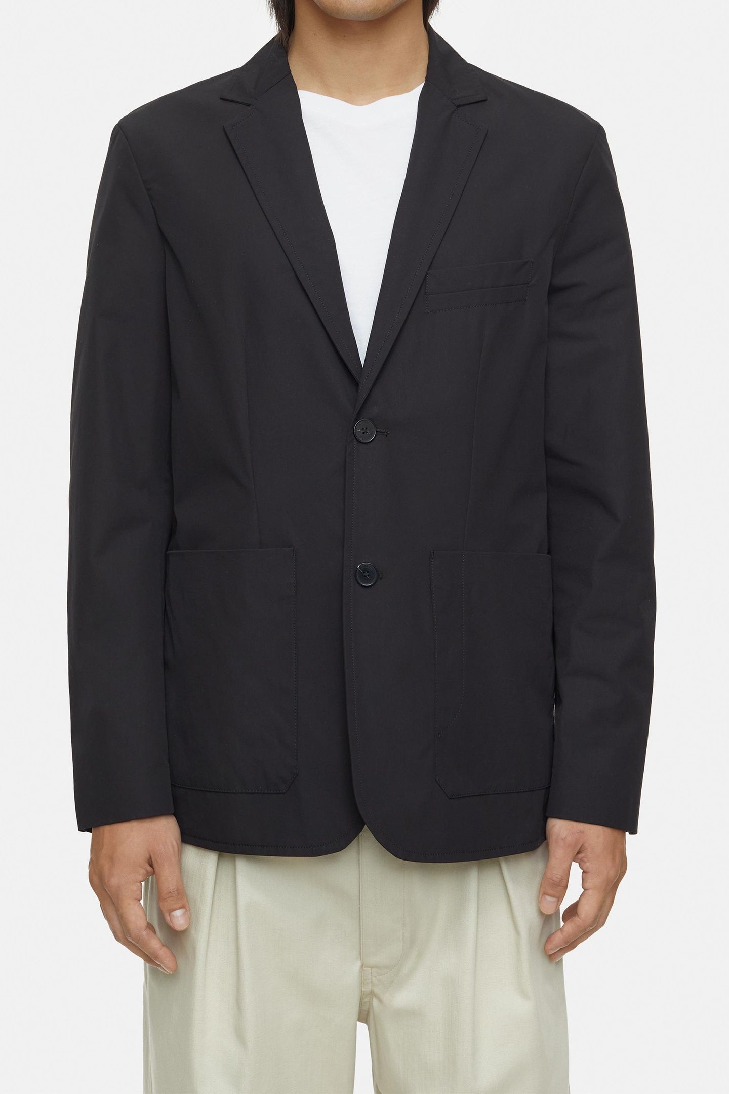 SINGLE BREASTED BLAZER BLACK 2