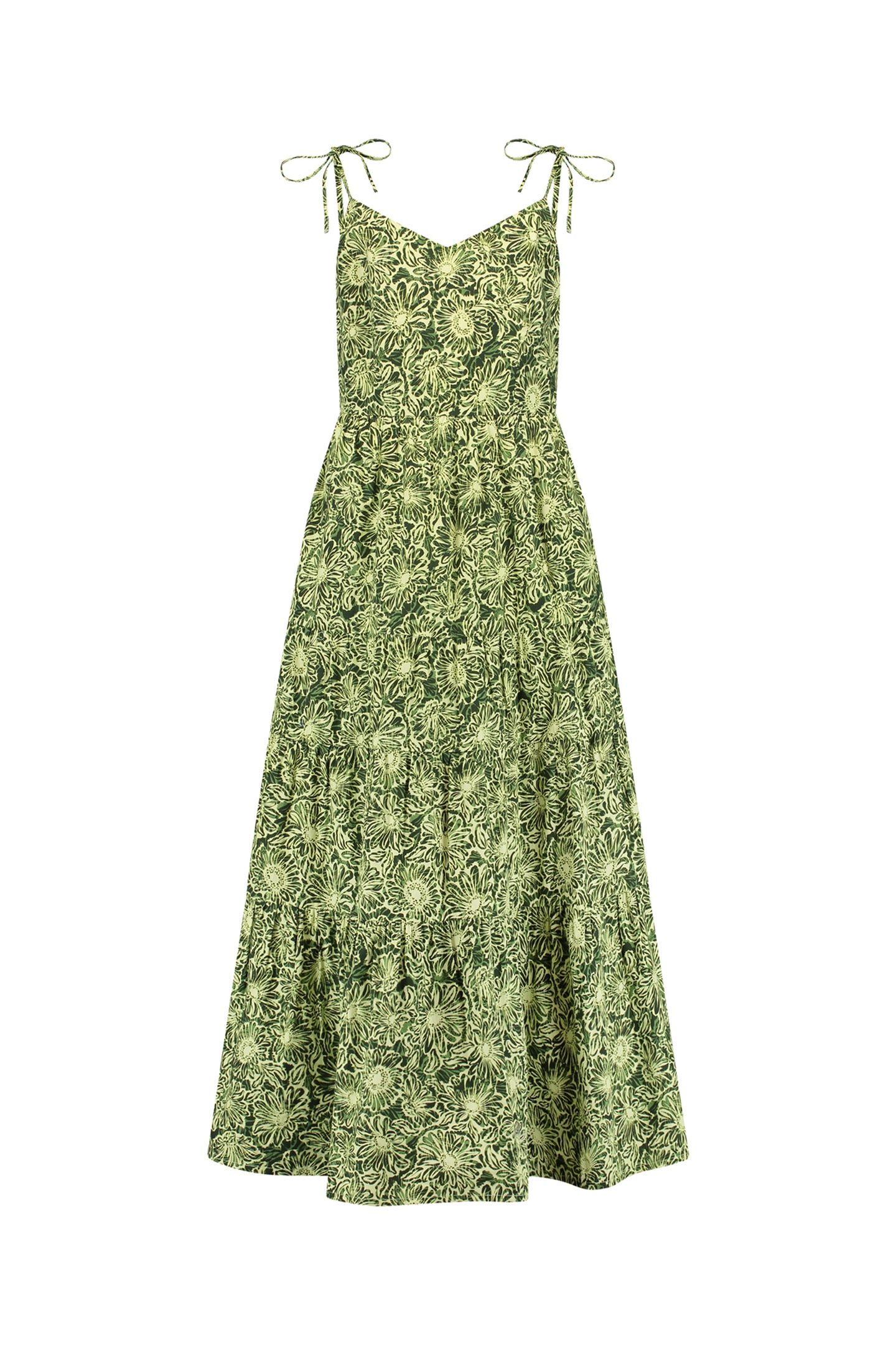 JOSIE DRESS DAISY BOUQUET GREEN DAISY BOUQUET 7