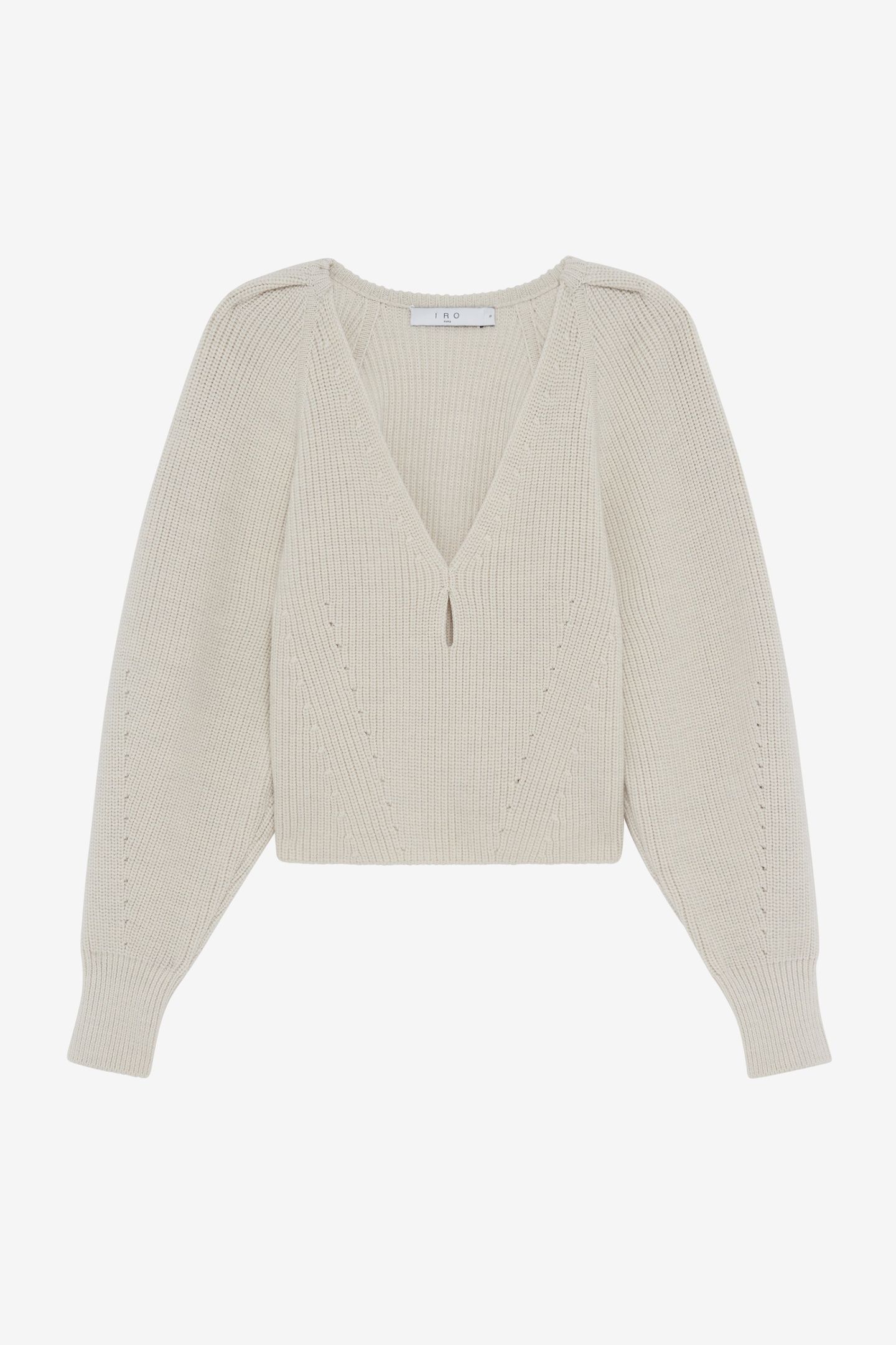 ADSILA PULLOVER ECRU/WHITE 4