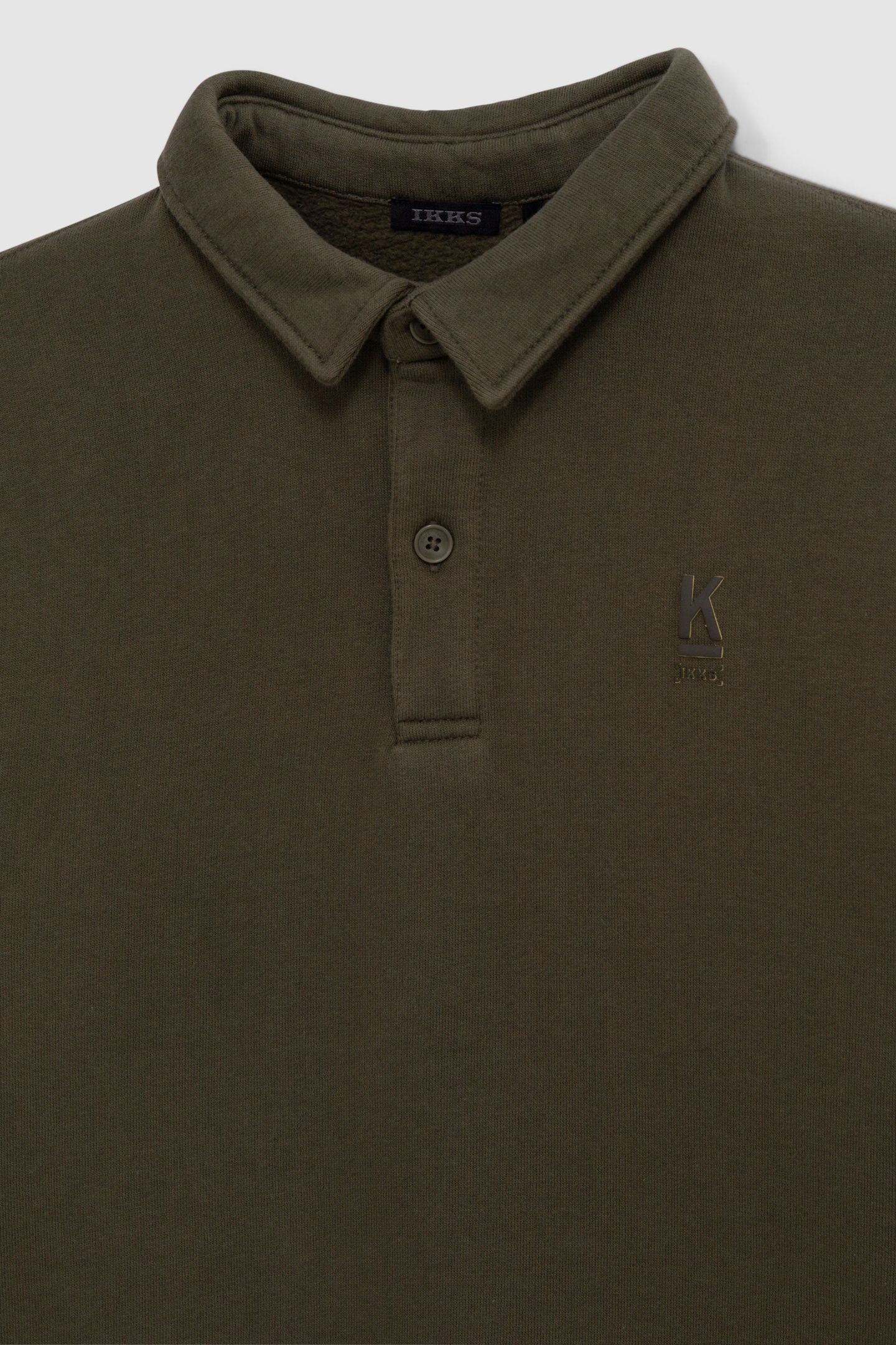 BOY'S KHAKI SWEATSHIRT WITH XL SLOGAN EMBROIDERED ON BACK 2