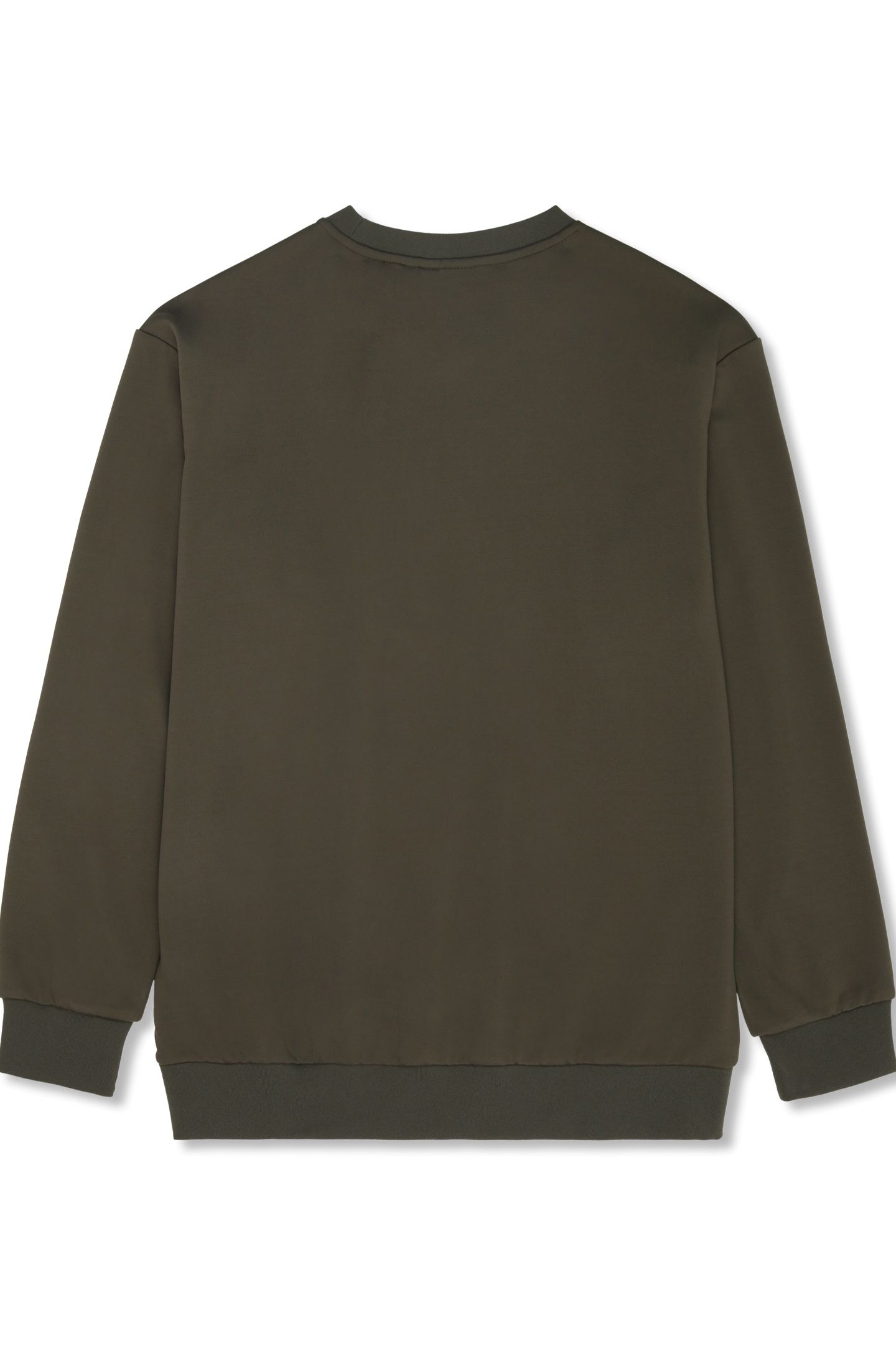 RIVOLI LOOSE BLOCKED CREWNECK SWEATSHIRT BLACK 4
