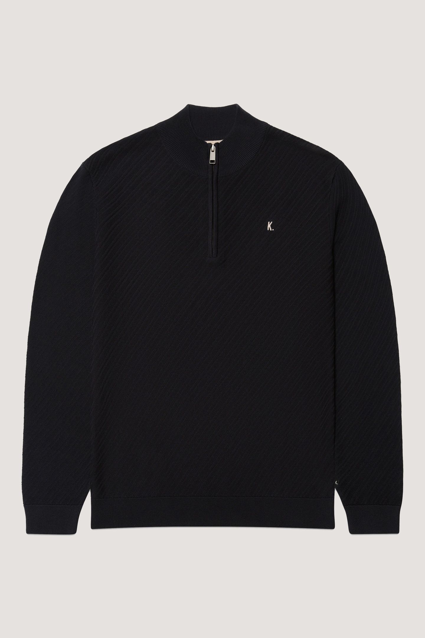 KN CROSSED ZIP DARK NAVY 3