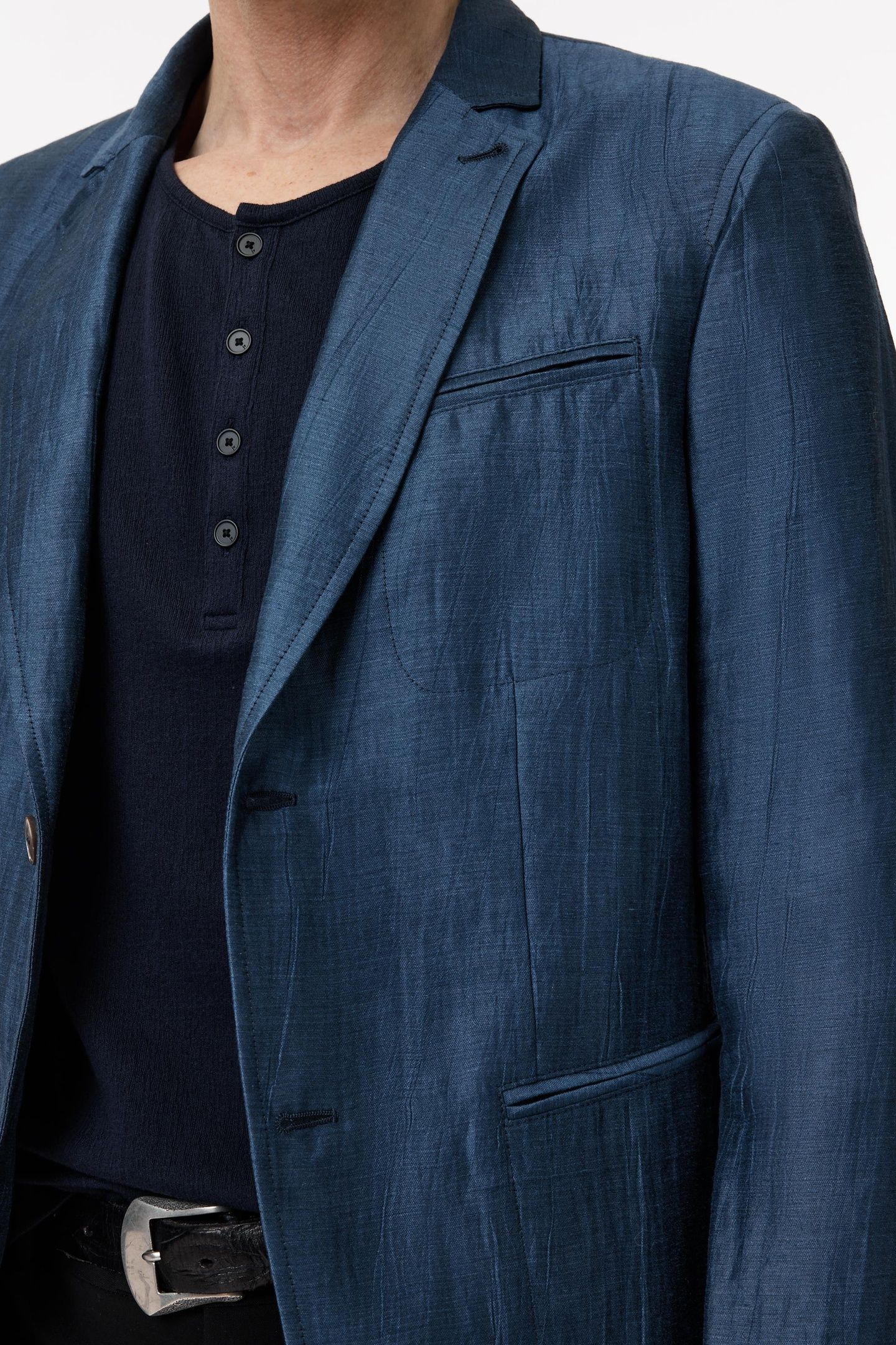 ALLEN JACKET - SLIM FIT NOTCH LAPEL JACK LAKE BLUE 3