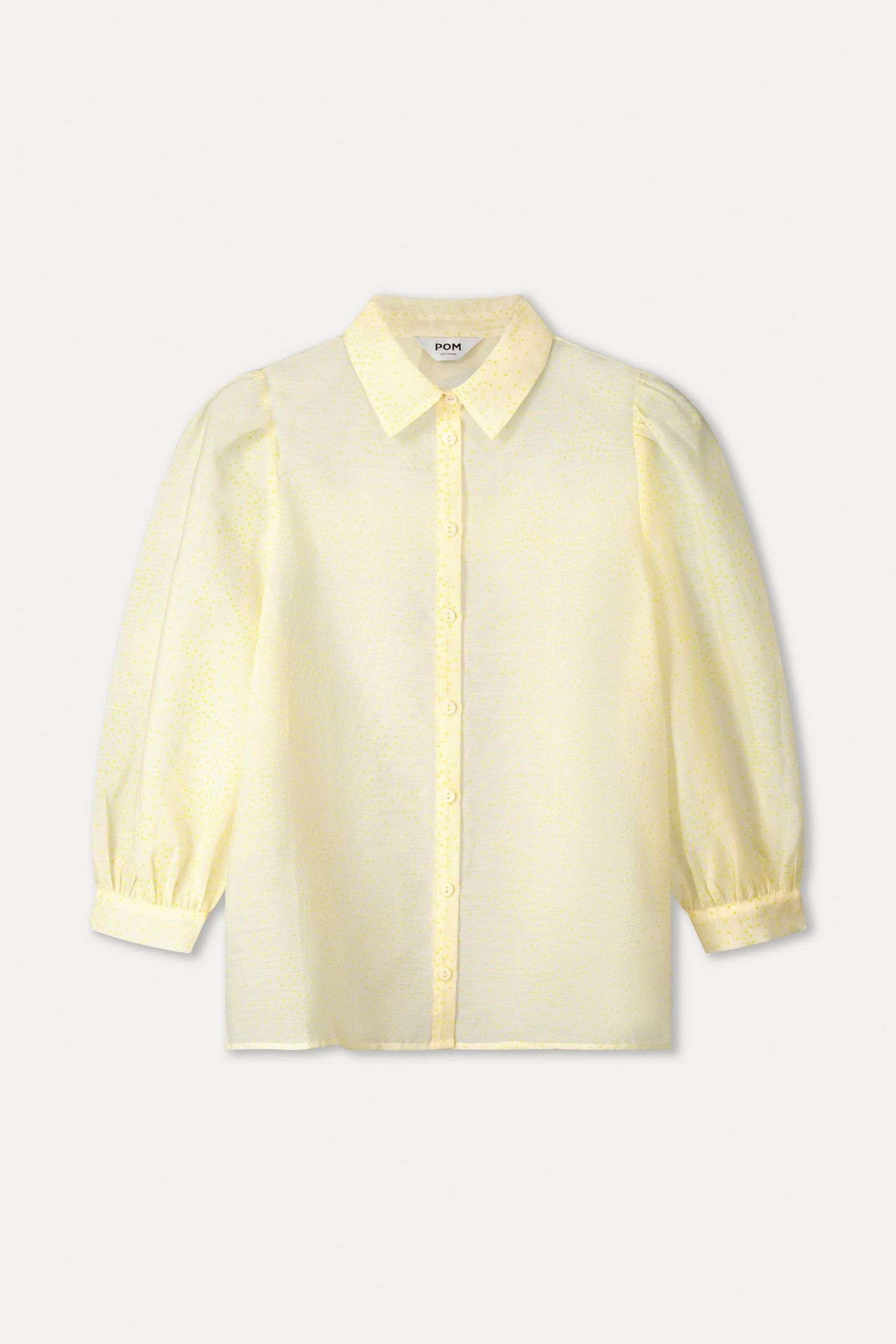 BLOUSE - LIME DOTS YELLOW 6
