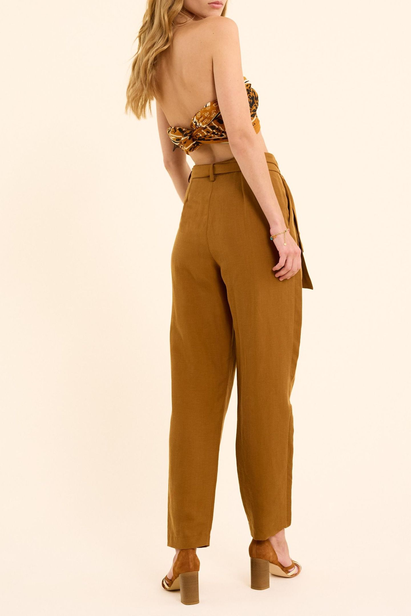 CAMEL SUIT PANTS CAMEL 4