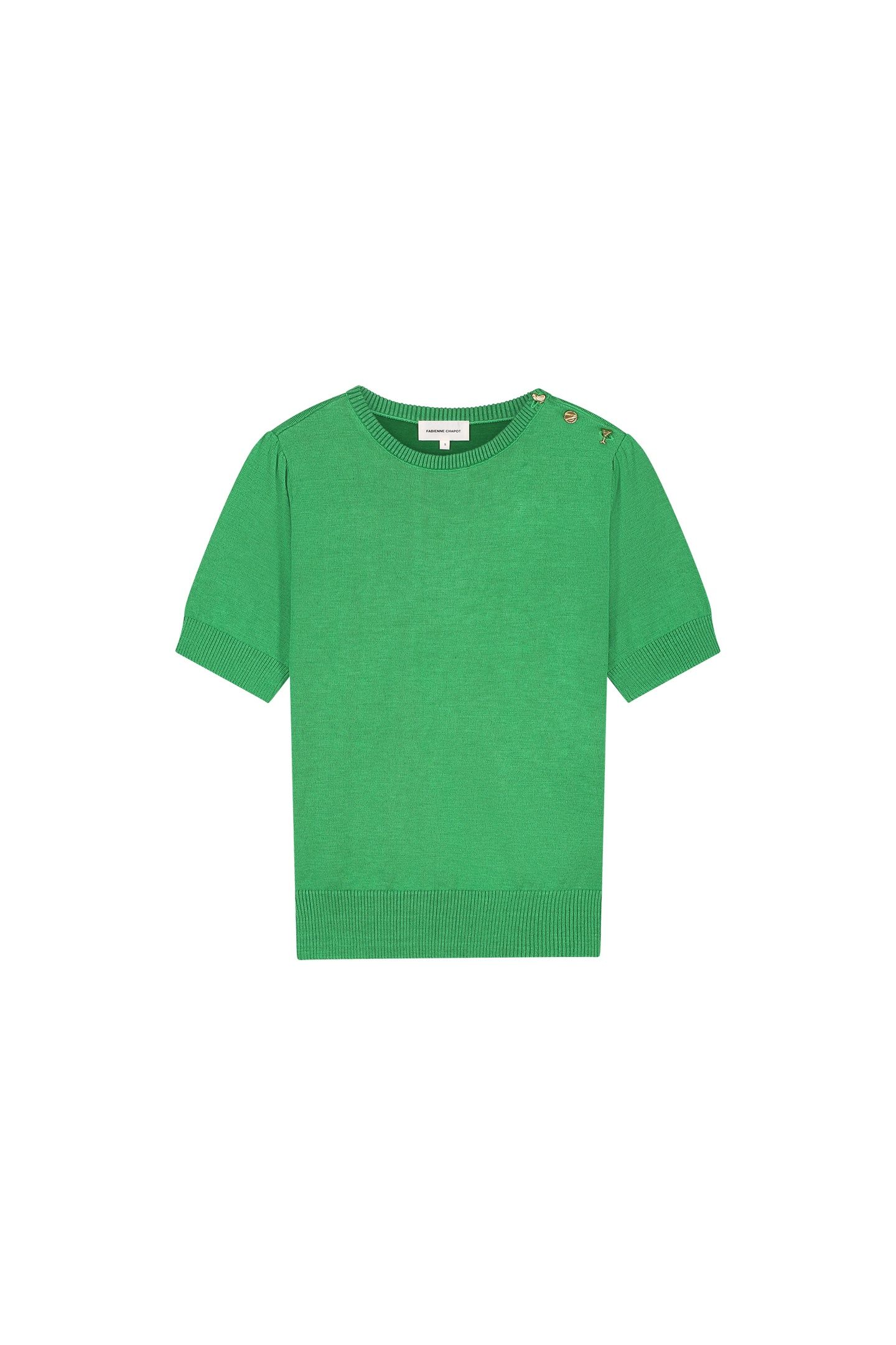 PHILOU PULLOVER GREEN GLIMMER 4